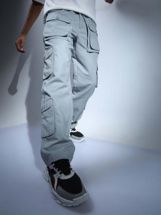 Men Fern Hip Hop Baggy Cargo