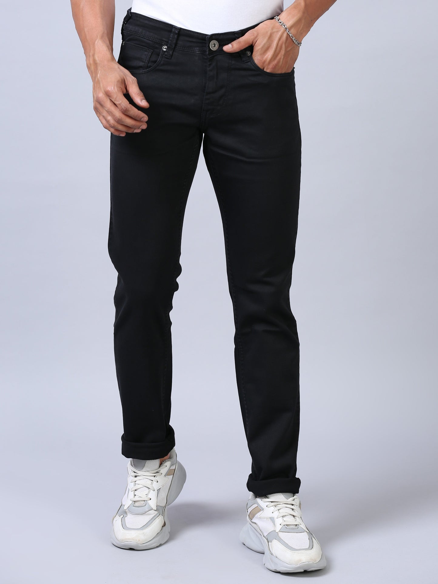 Colored Denim - Onyx Black