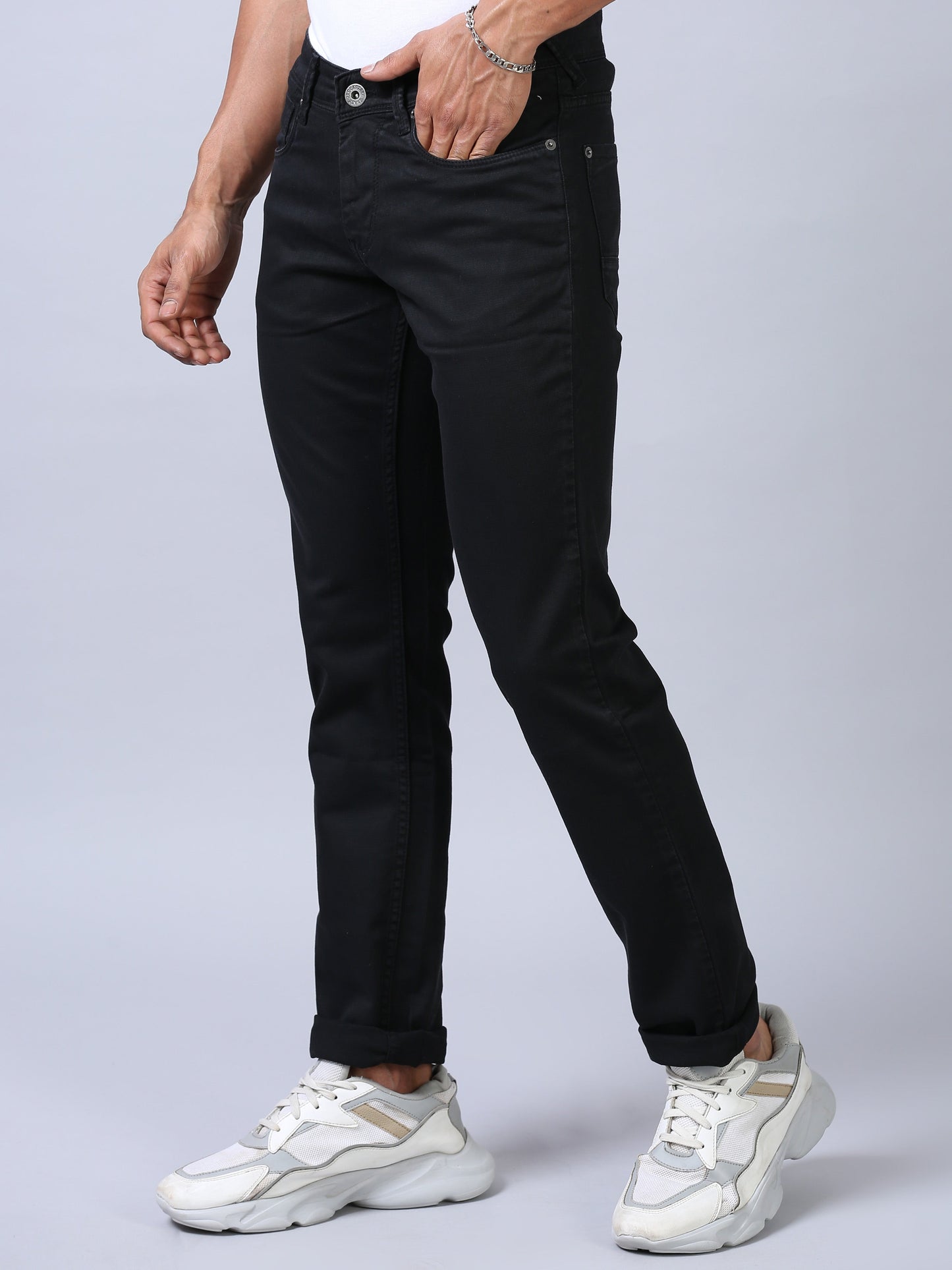 Colored Denim - Onyx Black