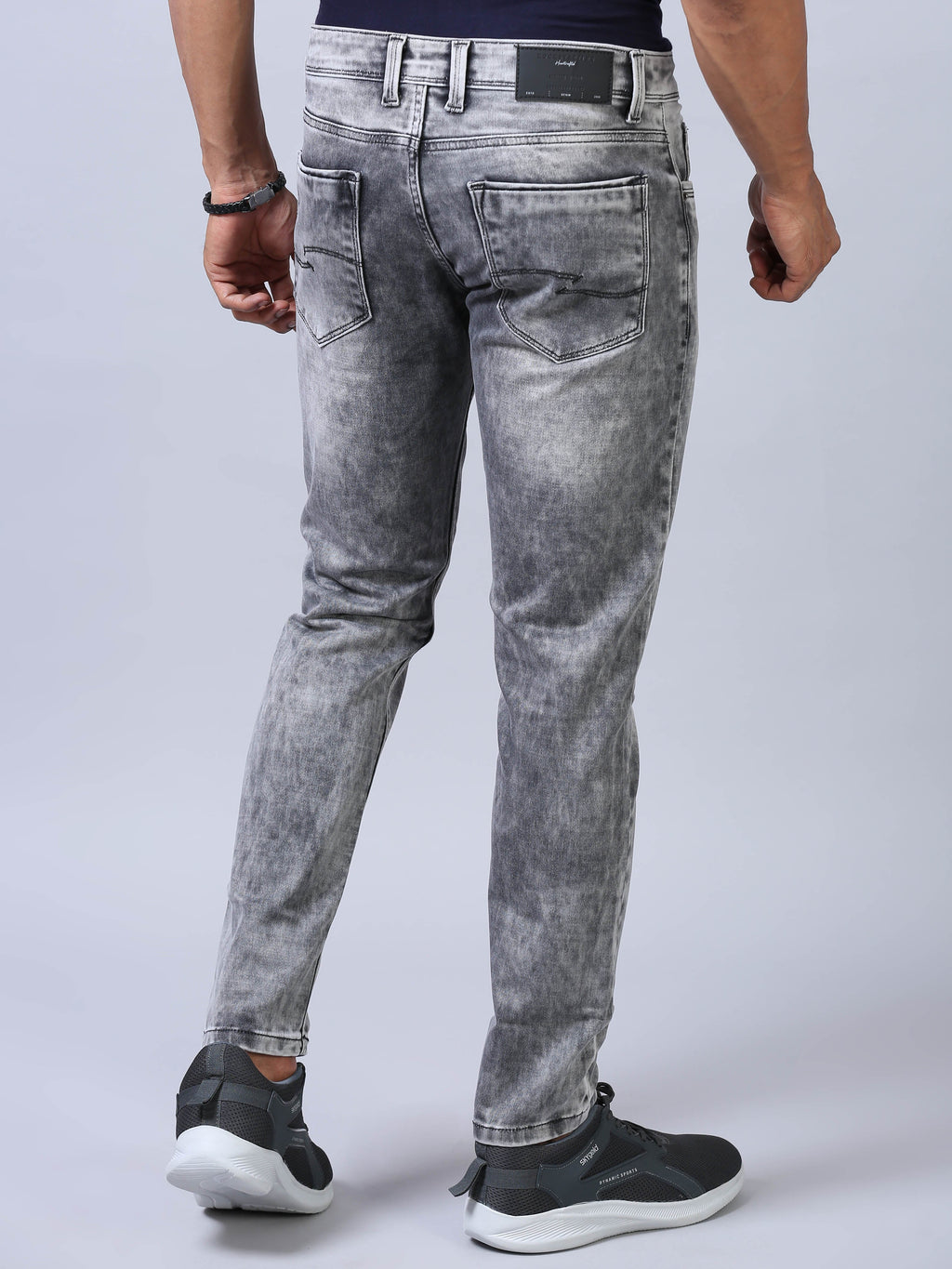 Ankle Fit Jeans - Smoke Grey