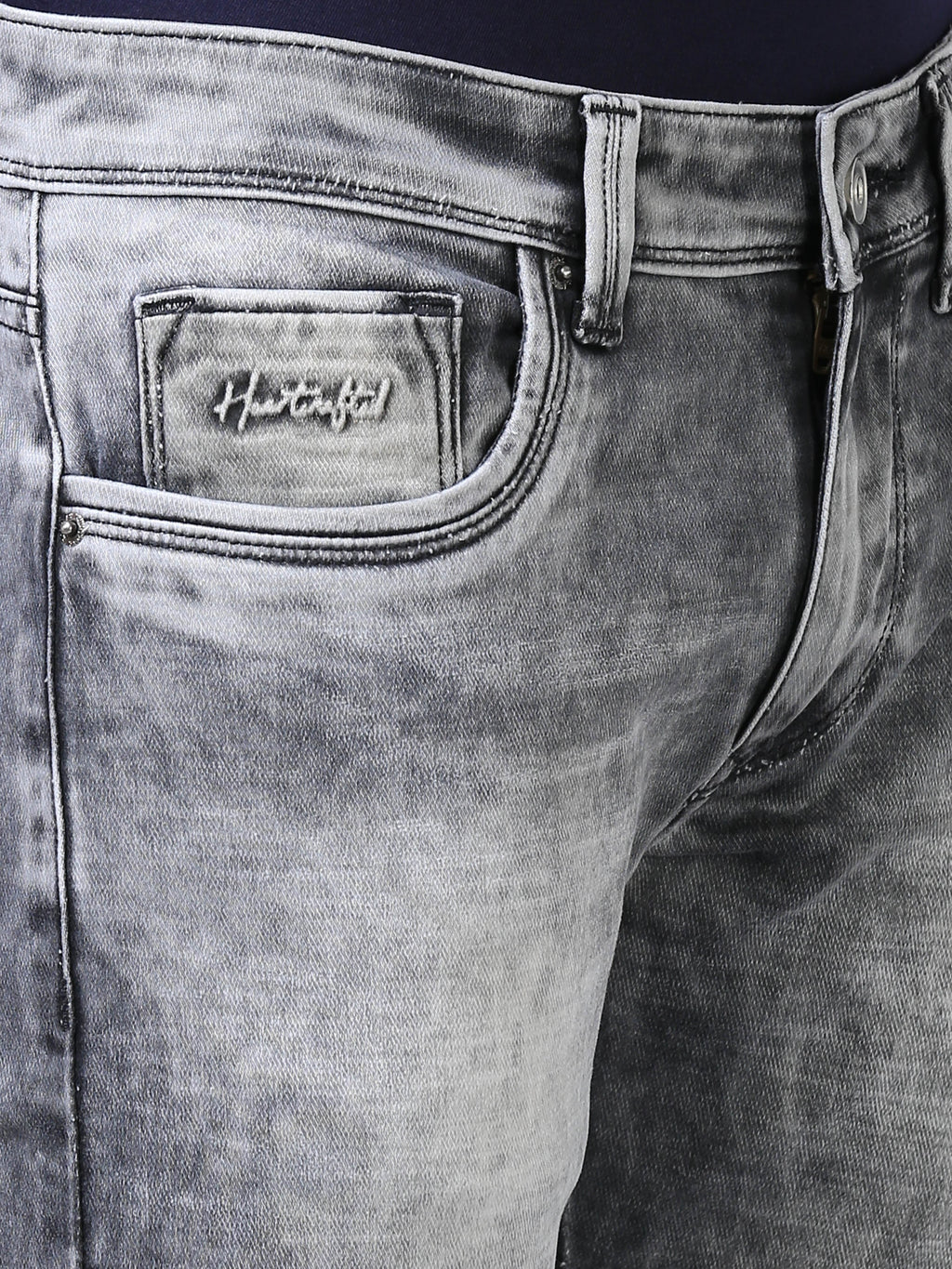 Ankle Fit Jeans - Smoke Grey