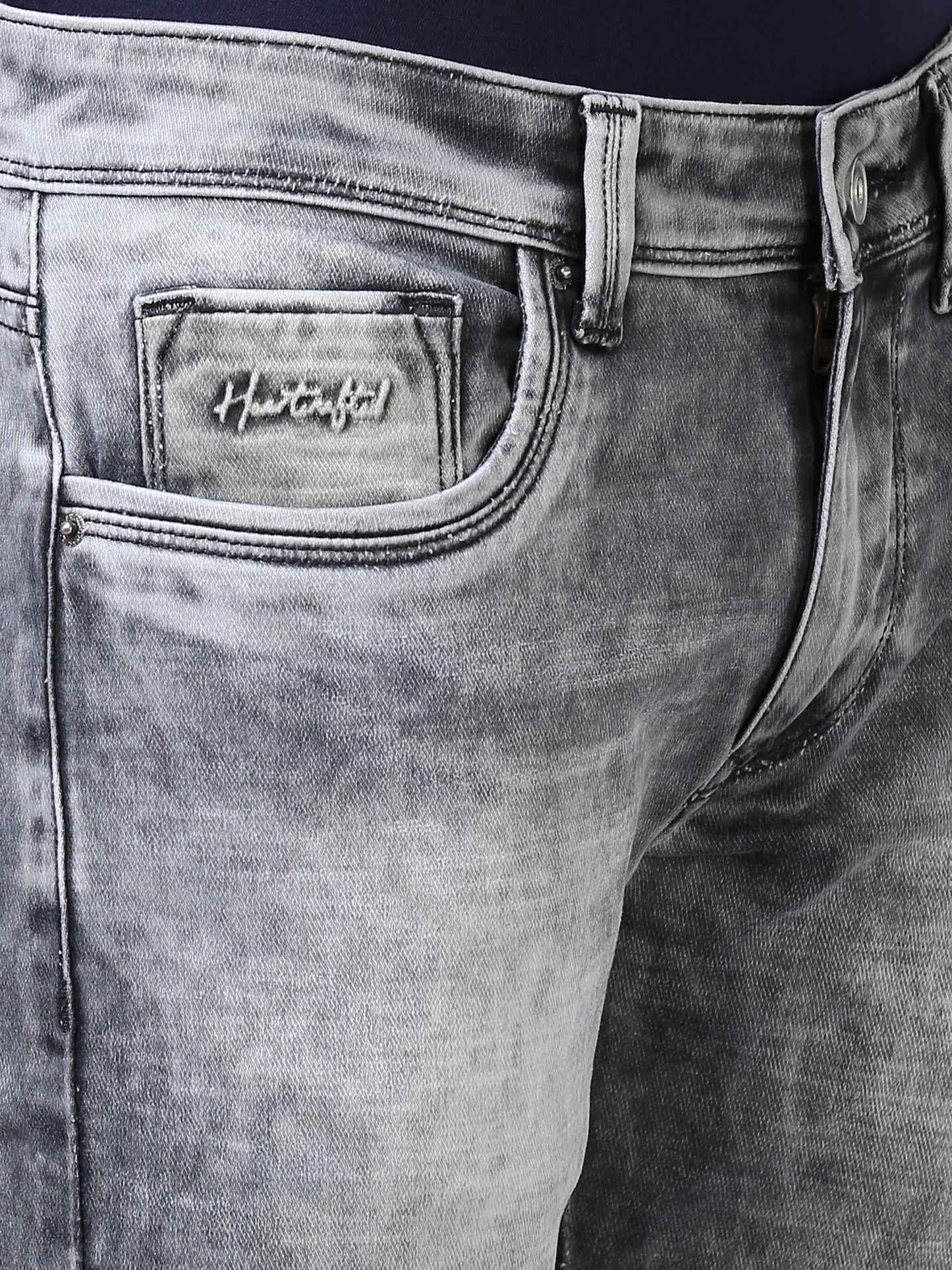 Ankle Fit Jeans - Smoke Grey