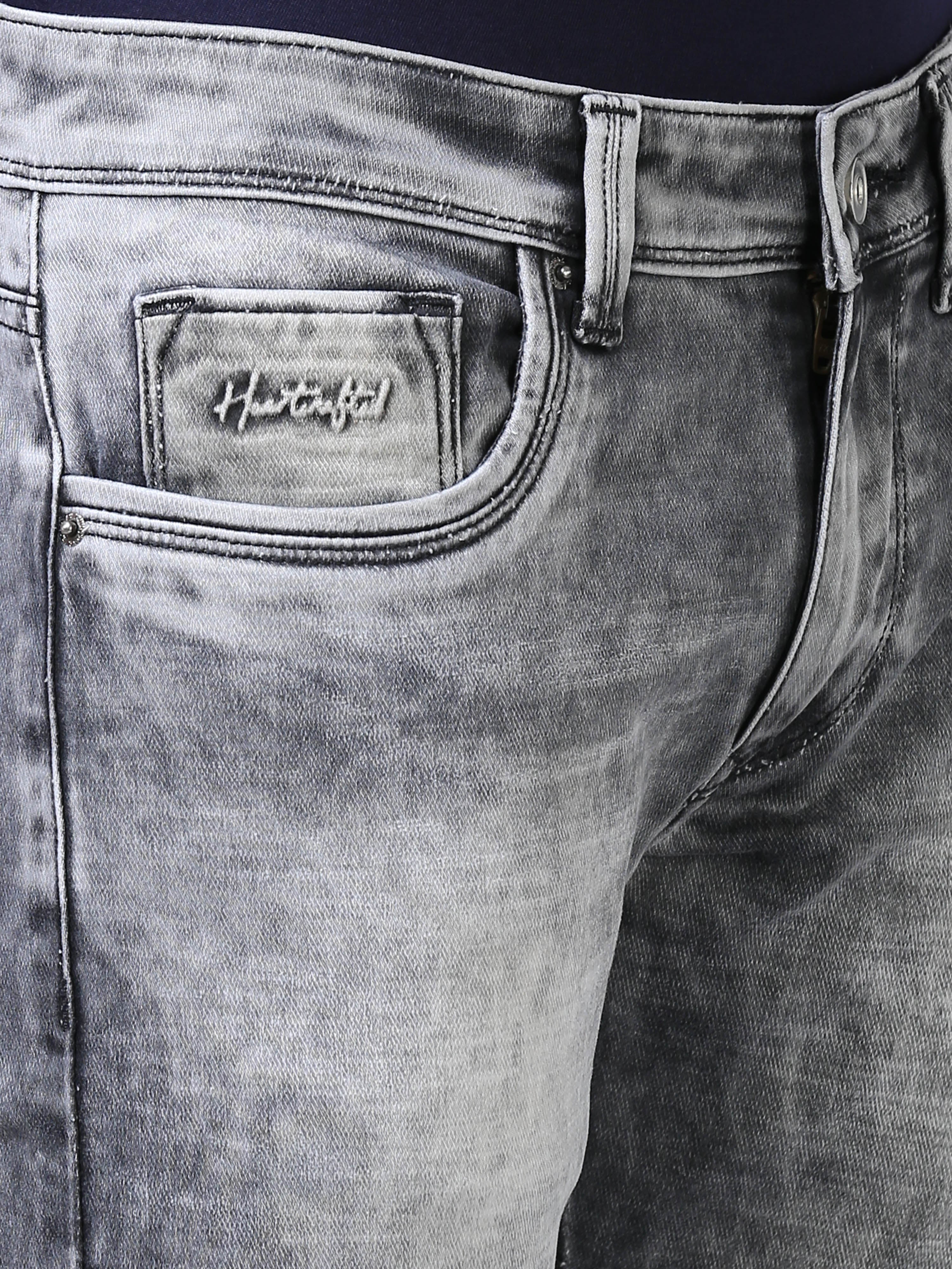 Ankle Fit Jeans - Smoke Grey