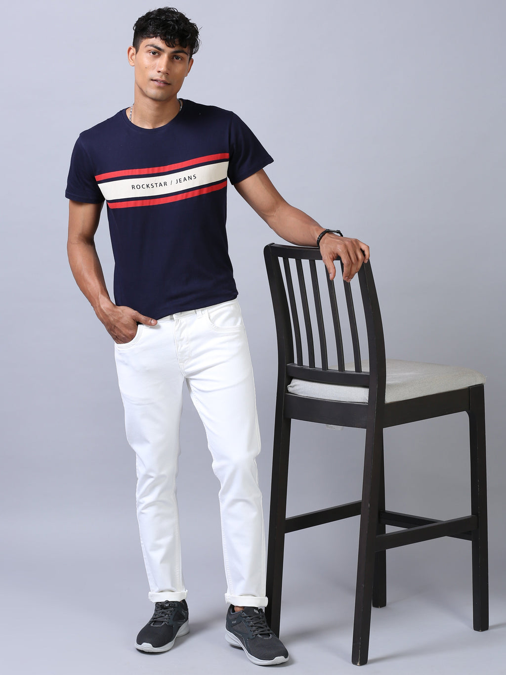 Ankle Fit Jeans - White