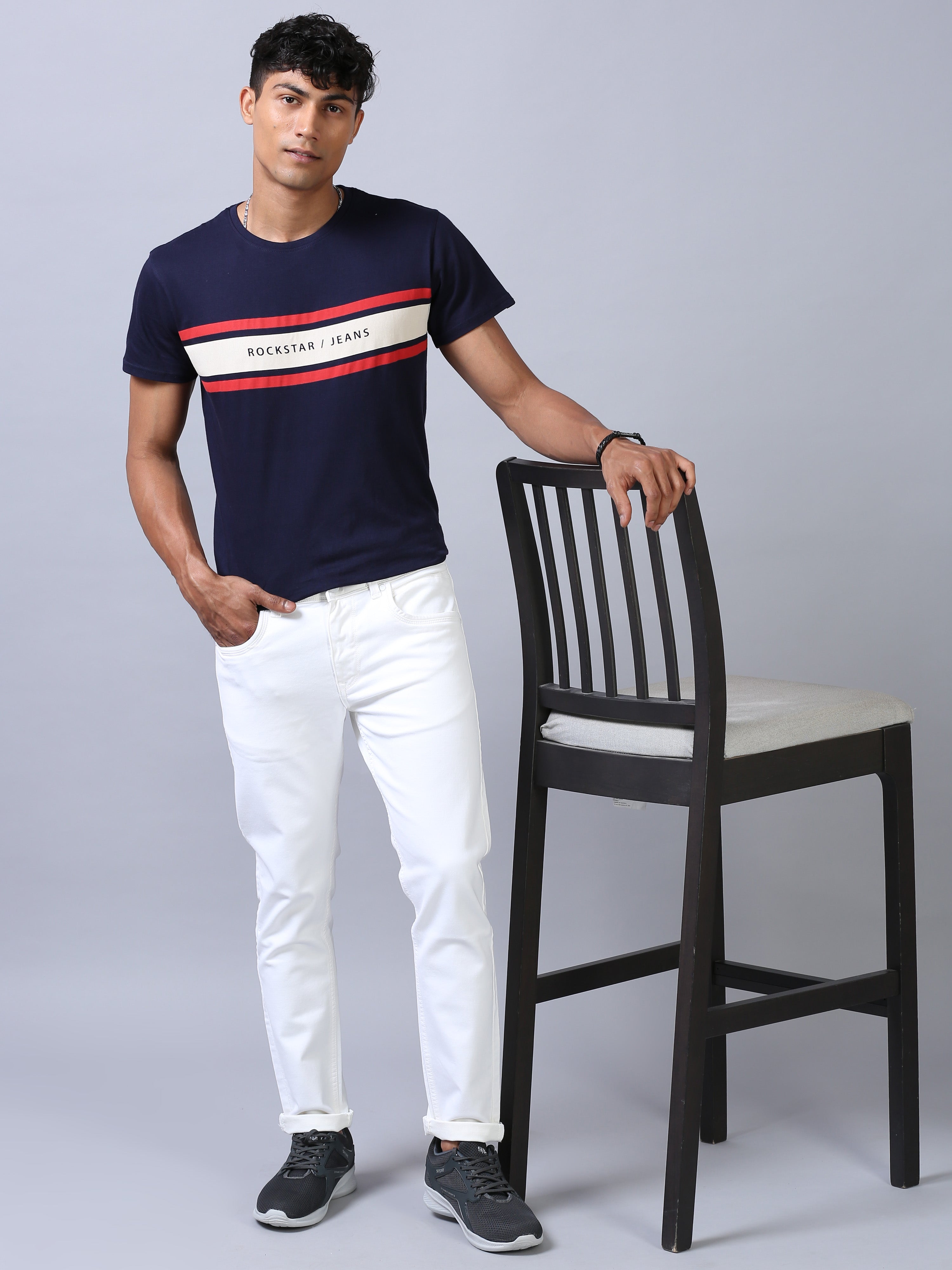 Ankle Fit Jeans - White