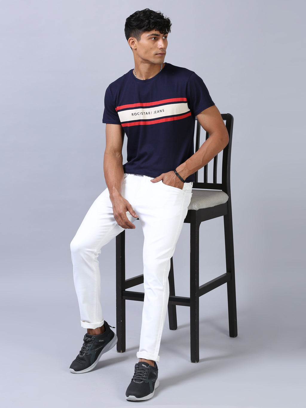 Ankle Fit Jeans - White