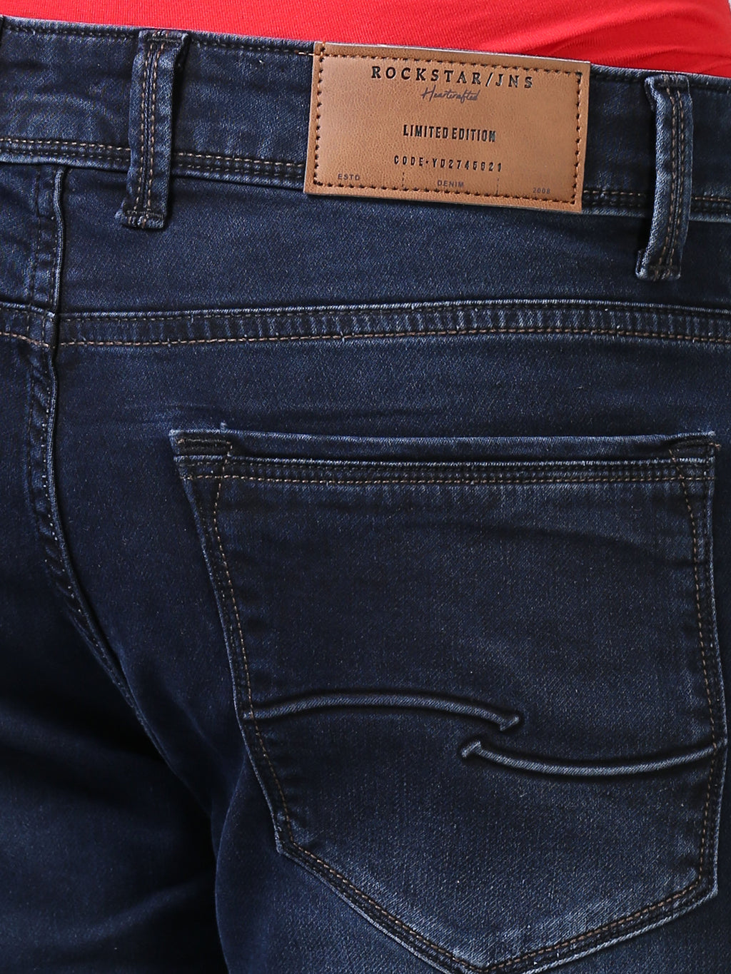 Ankle Fit Jeans - Dark Blue