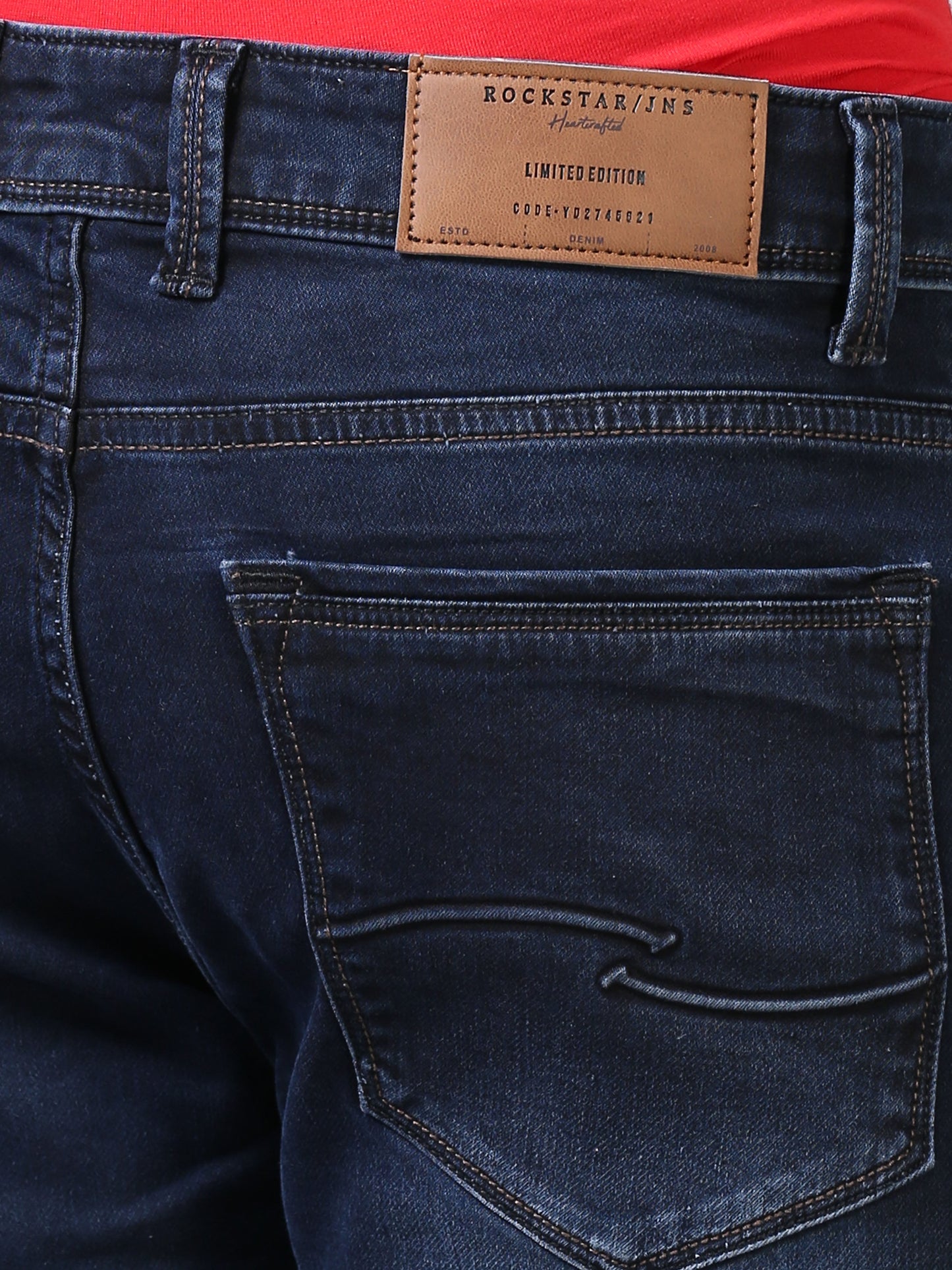 Ankle Fit Jeans - Dark Blue