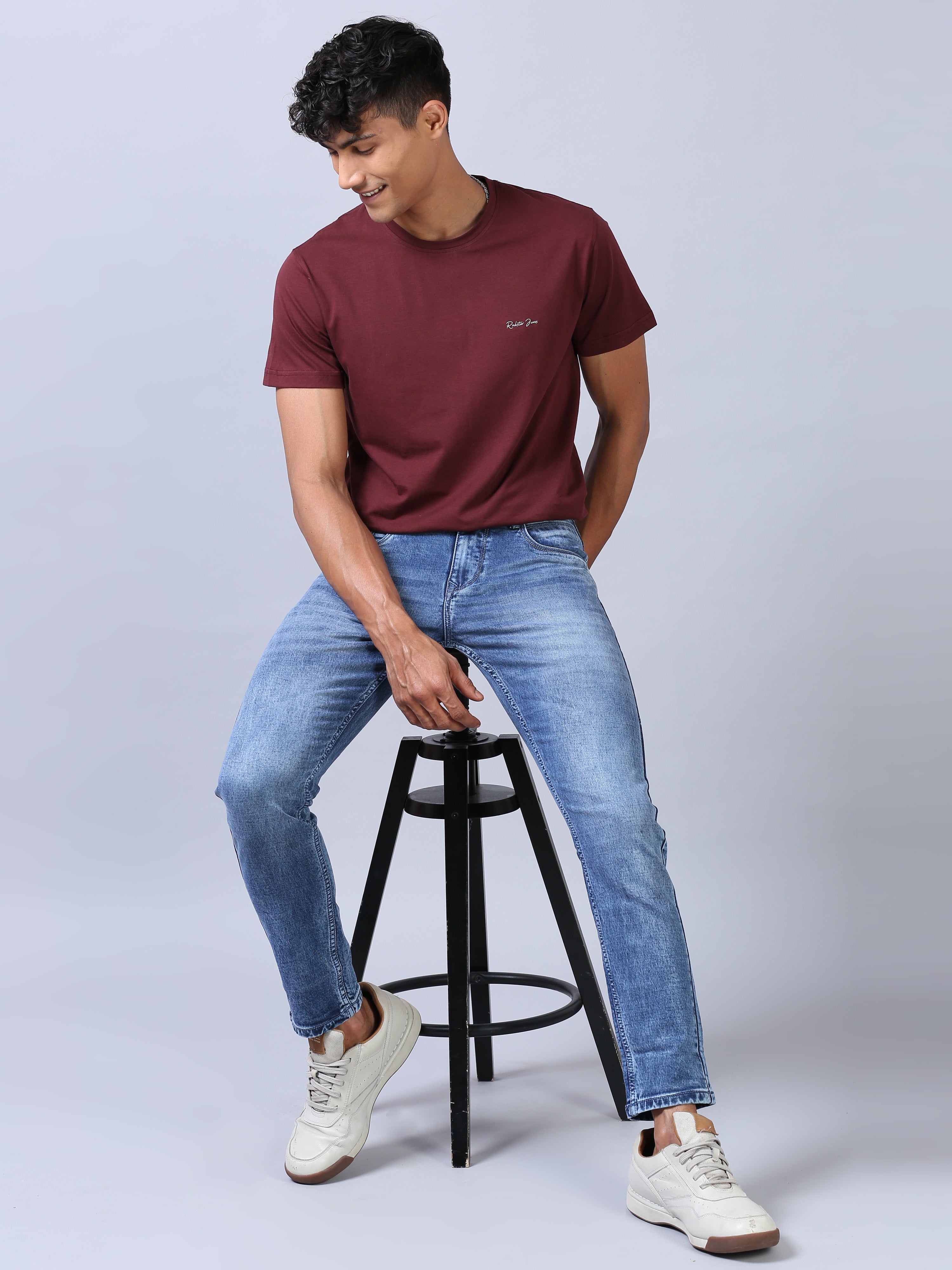 Ankel Fit Jeans - Light Indigo