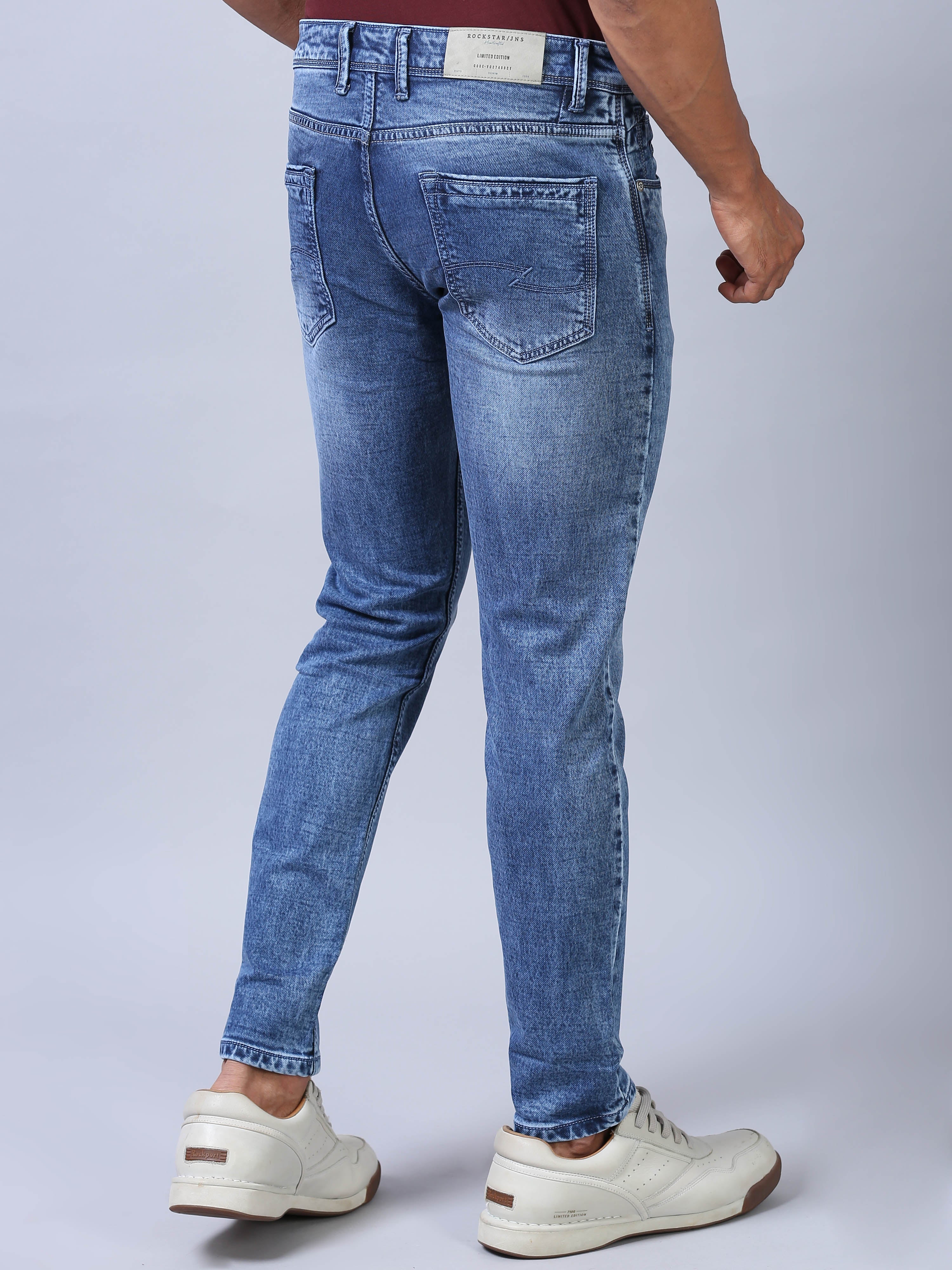 Ankel Fit Jeans - Light Indigo