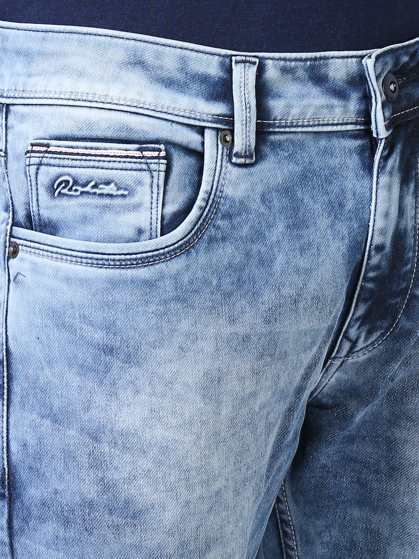 Ankle Fit Jeans - Light Blue
