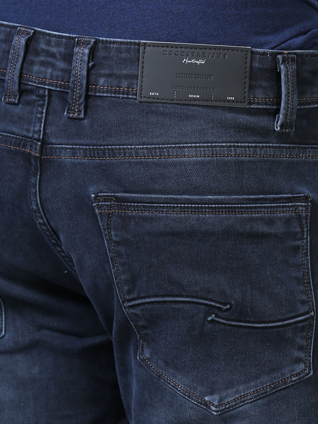 Ankle Fit Jeans - Navy Blue