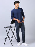 Ankle Fit Jeans - Navy Blue