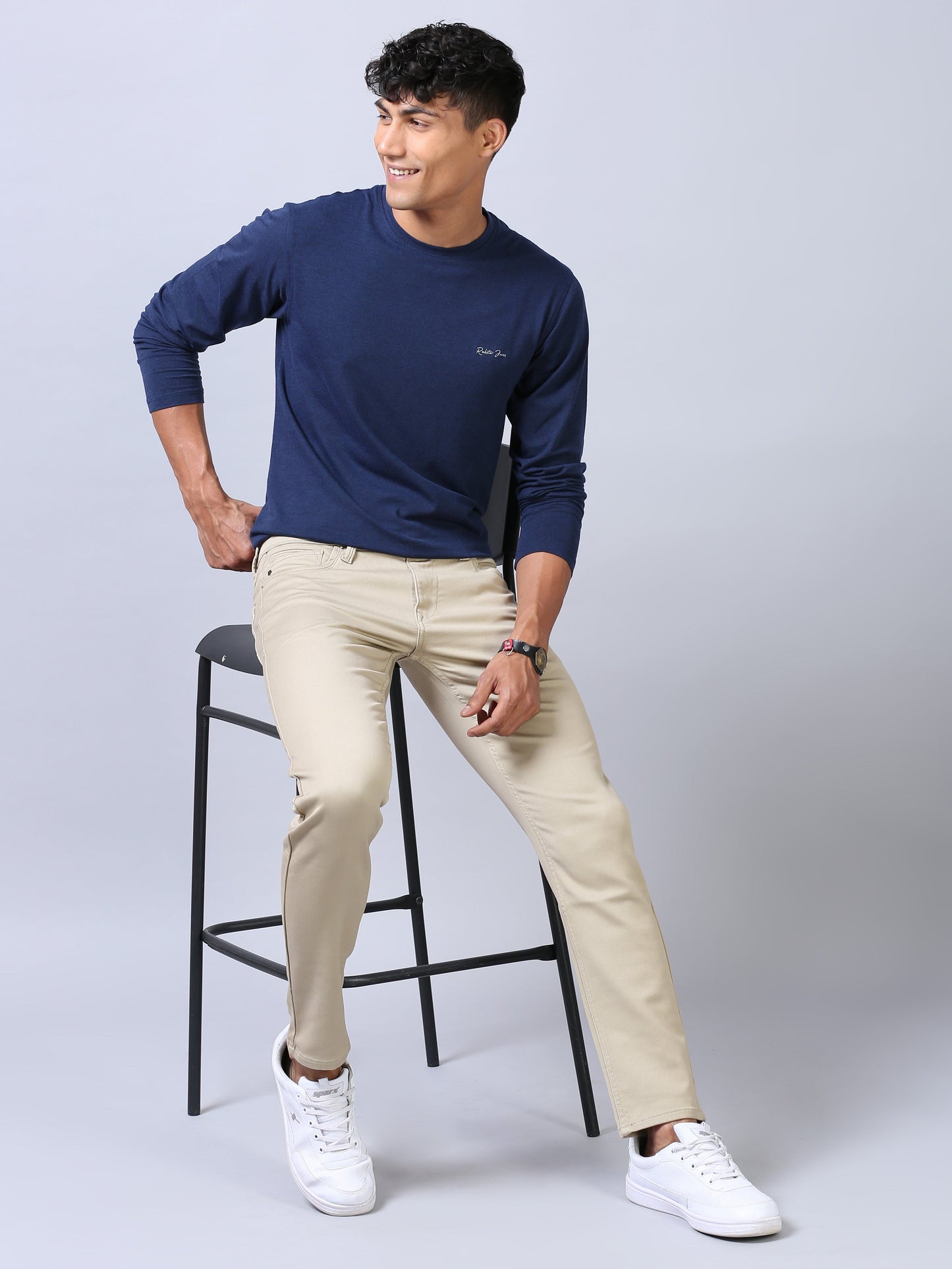 Colored Denim- Beige