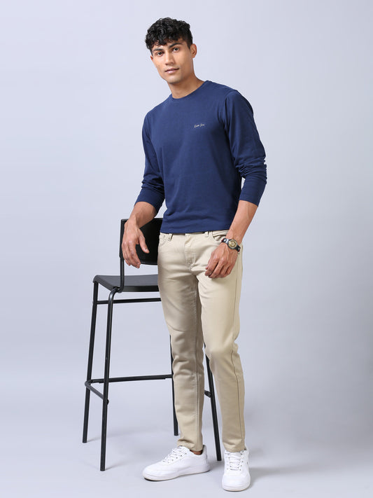 Colored Denim- Beige
