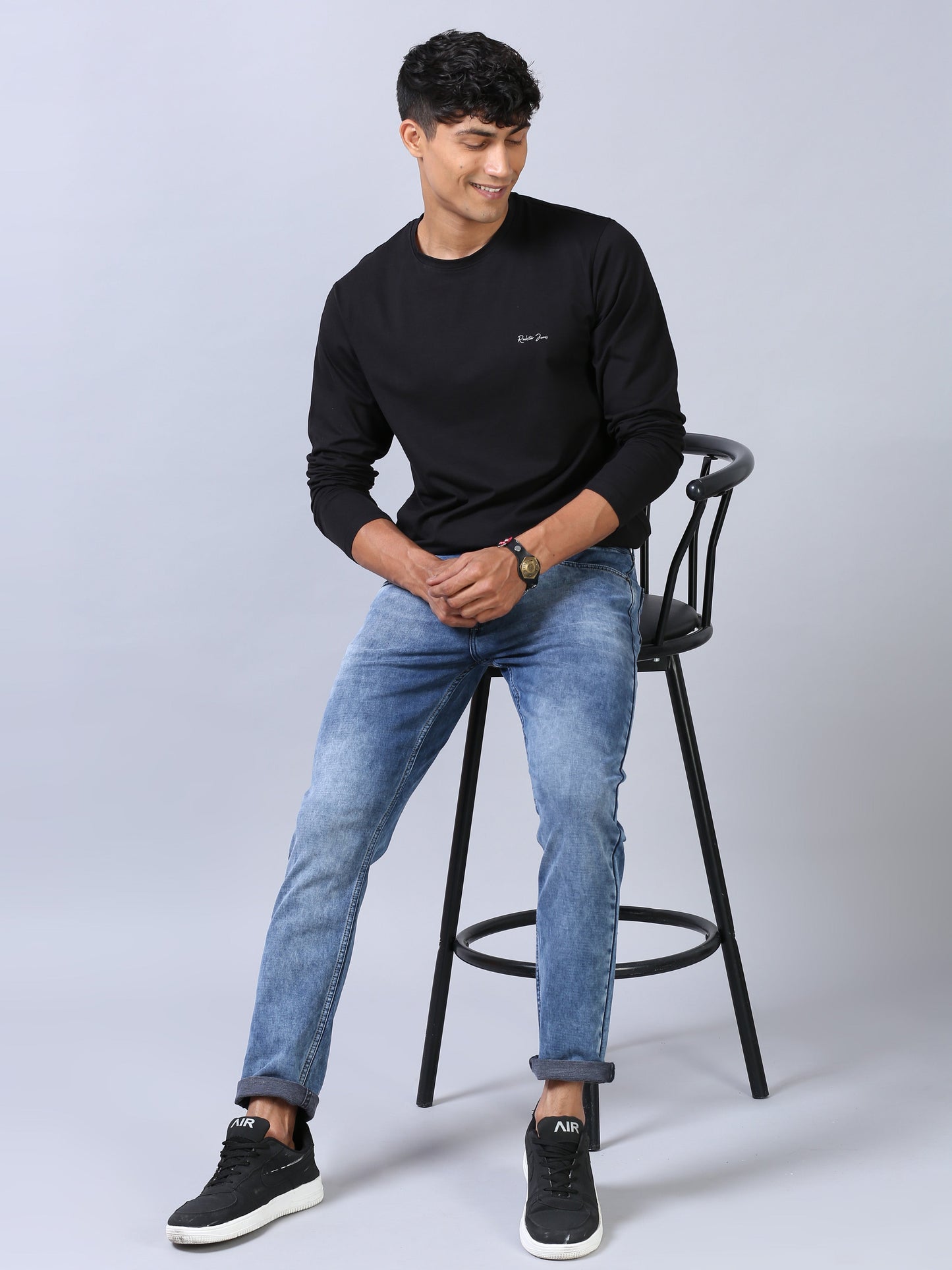 Ankle Fit Jeans - Vintage Blue