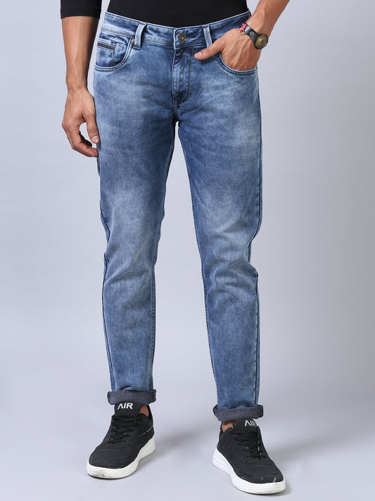 Ankle Fit Jeans - Vintage Blue