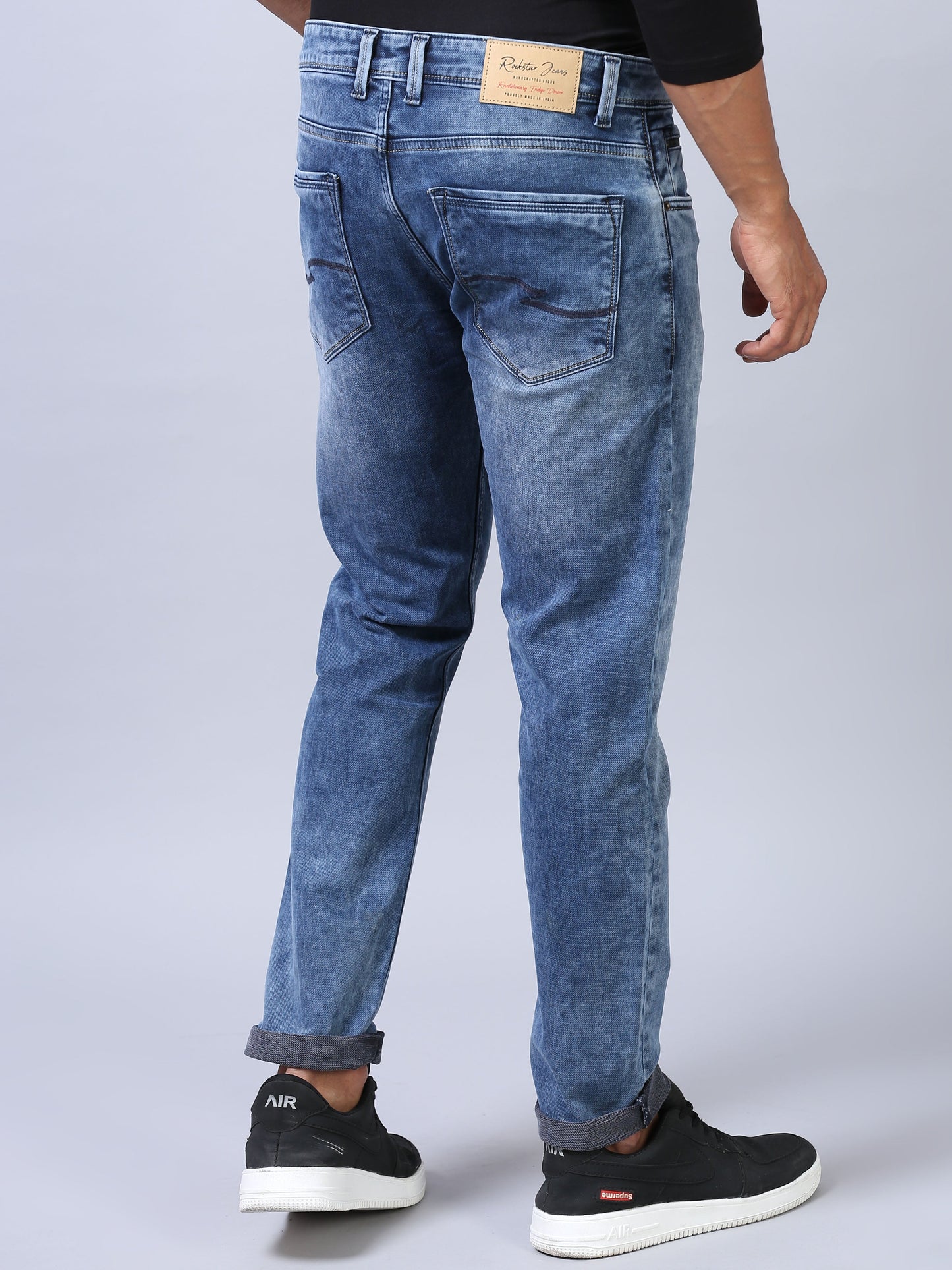 Ankle Fit Jeans - Vintage Blue