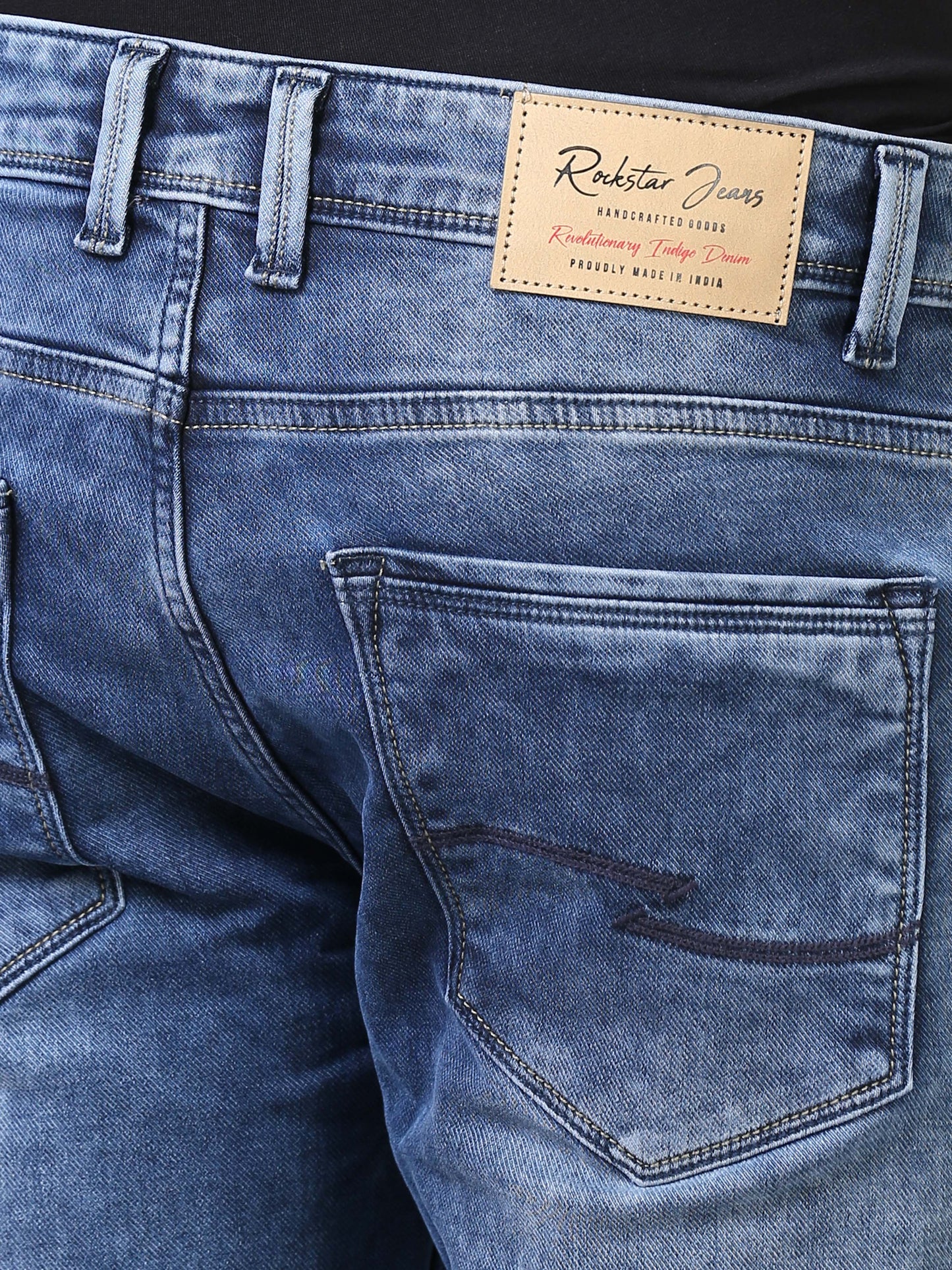 Ankle Fit Jeans - Vintage Blue