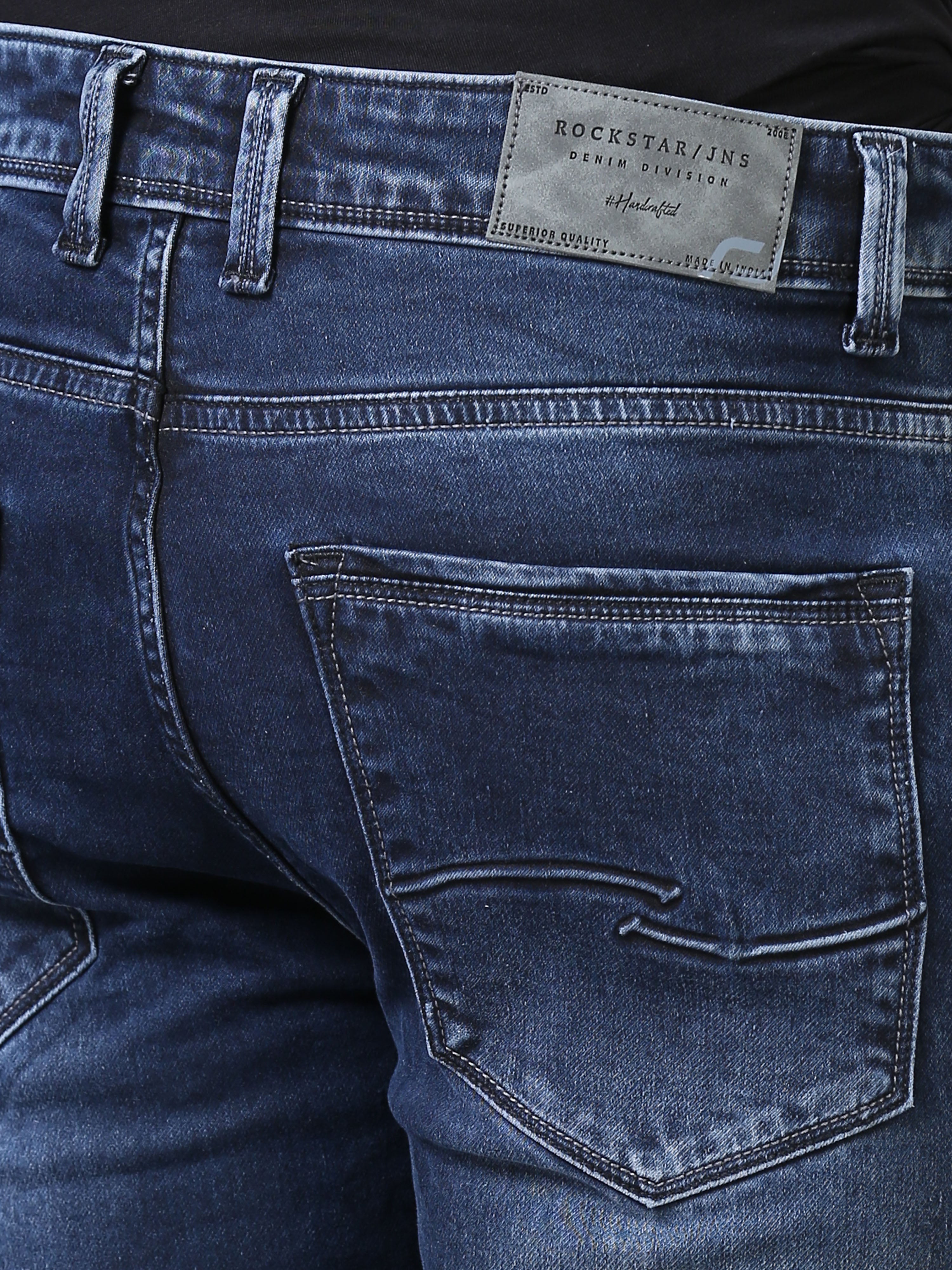 Ankle Fit Jeans - Ocean Blue