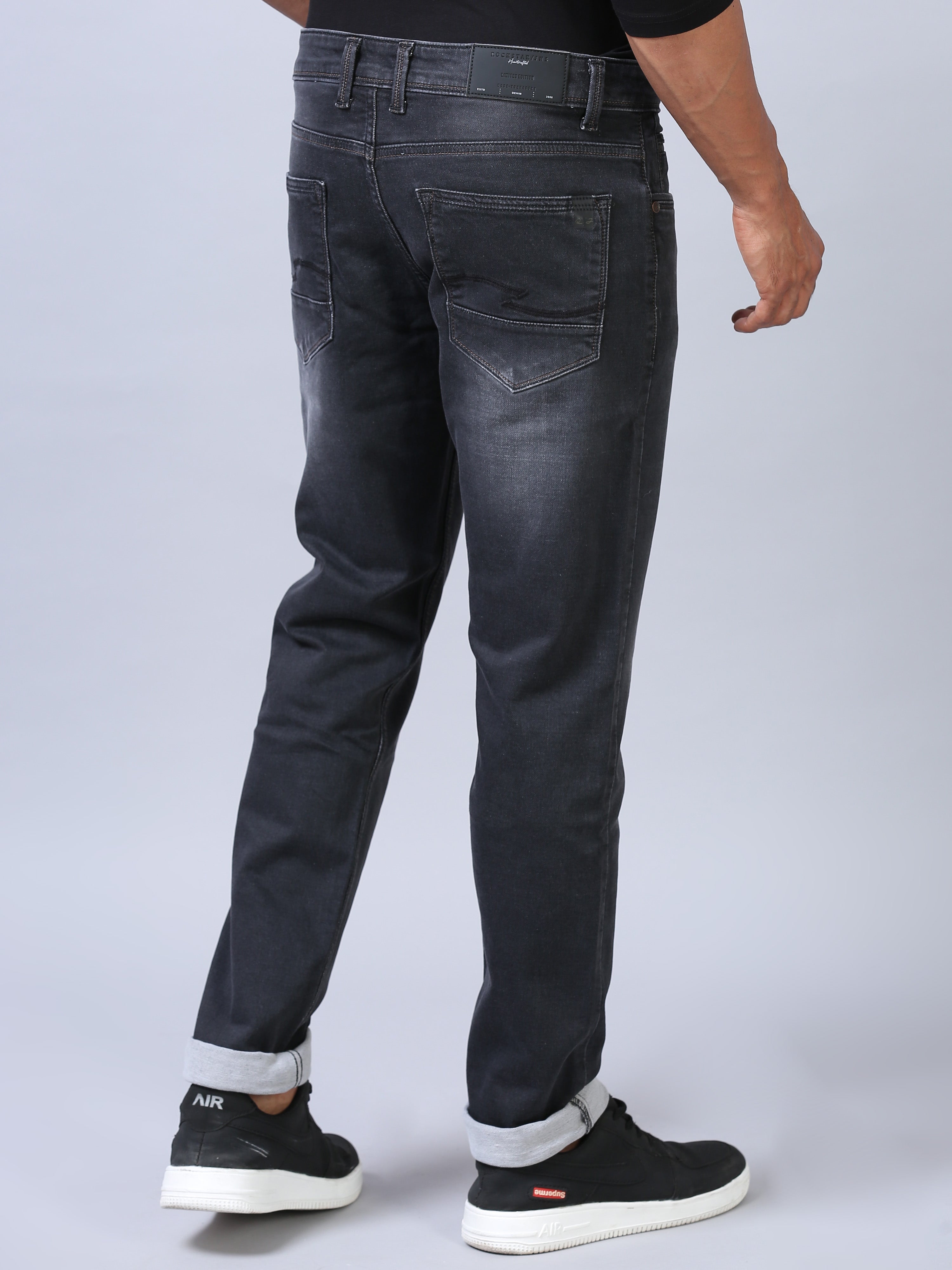 Ankle Fit Jeans - Deep Black