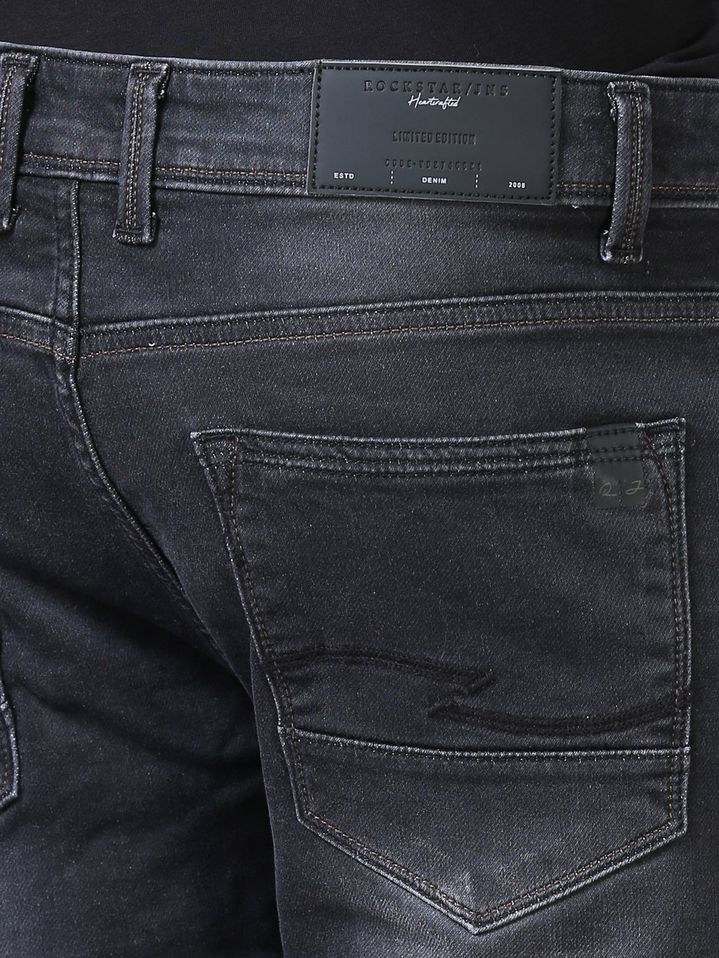 Ankle Fit Jeans - Deep Black