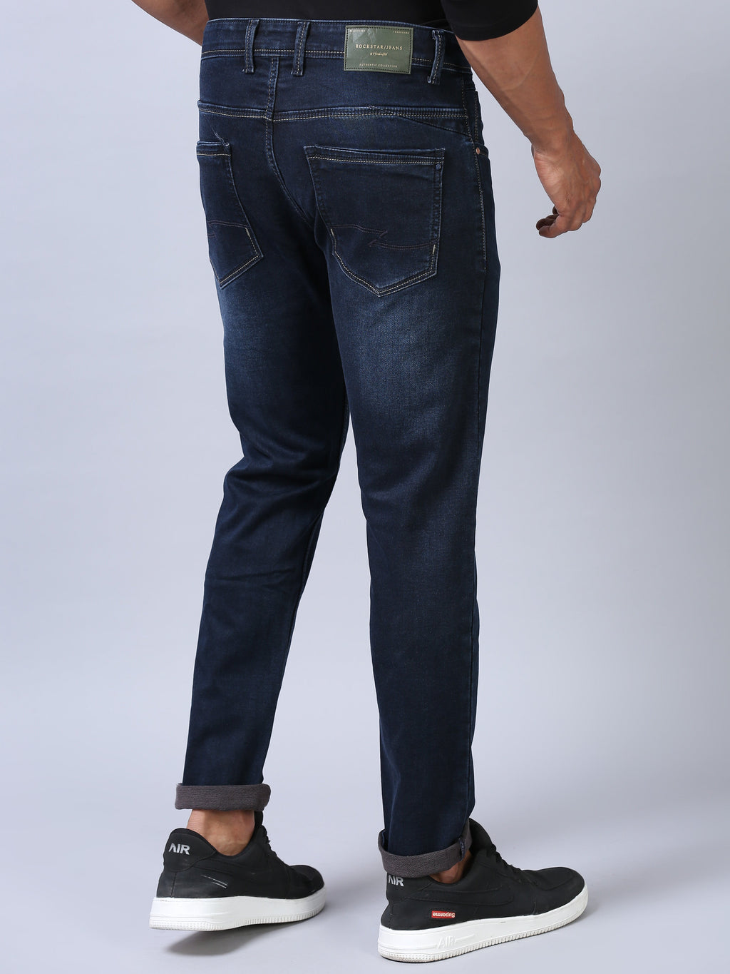 Ankle Fit Jeans - Cobalt Blue