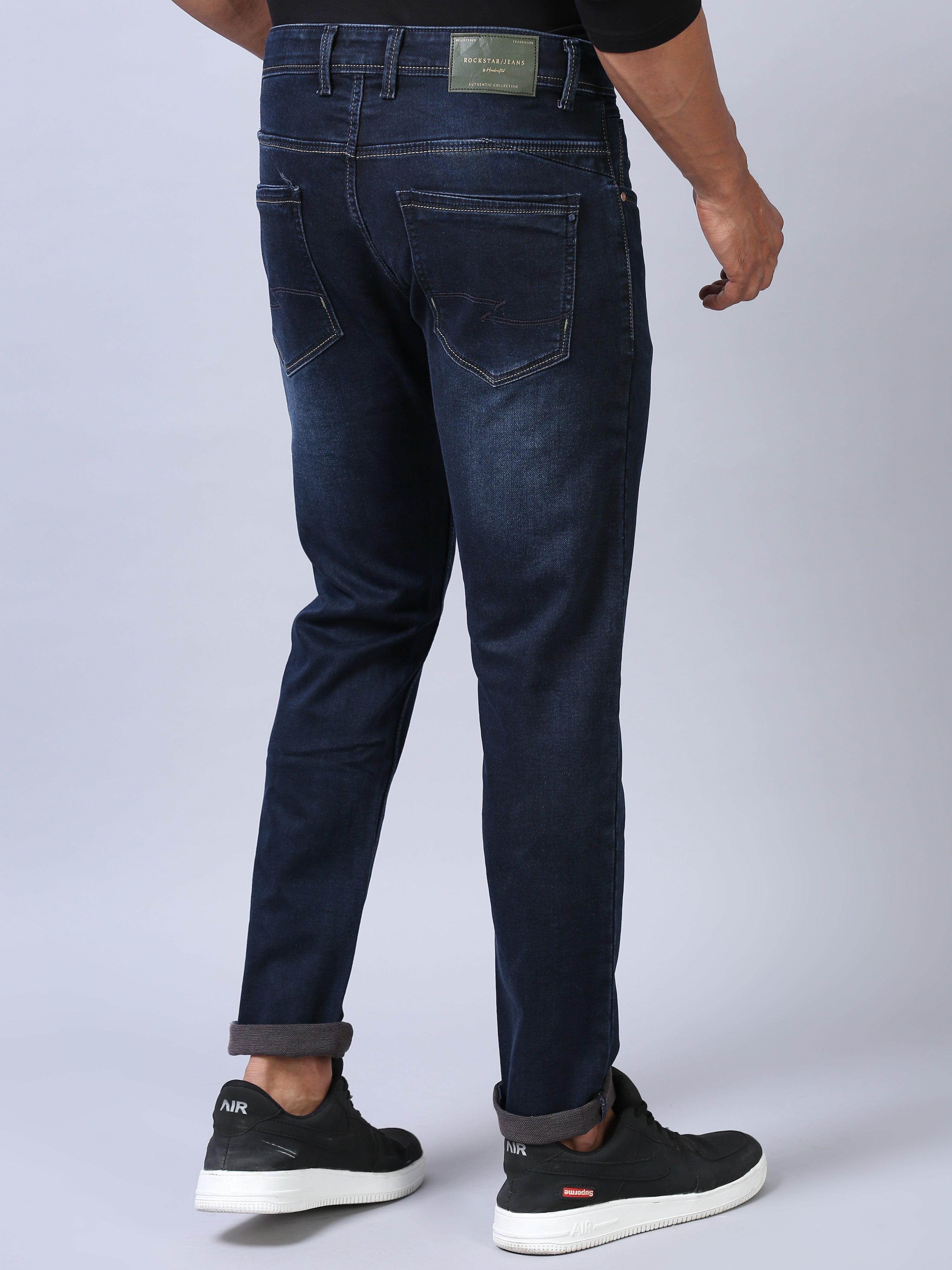 Ankle Fit Jeans - Cobalt Blue