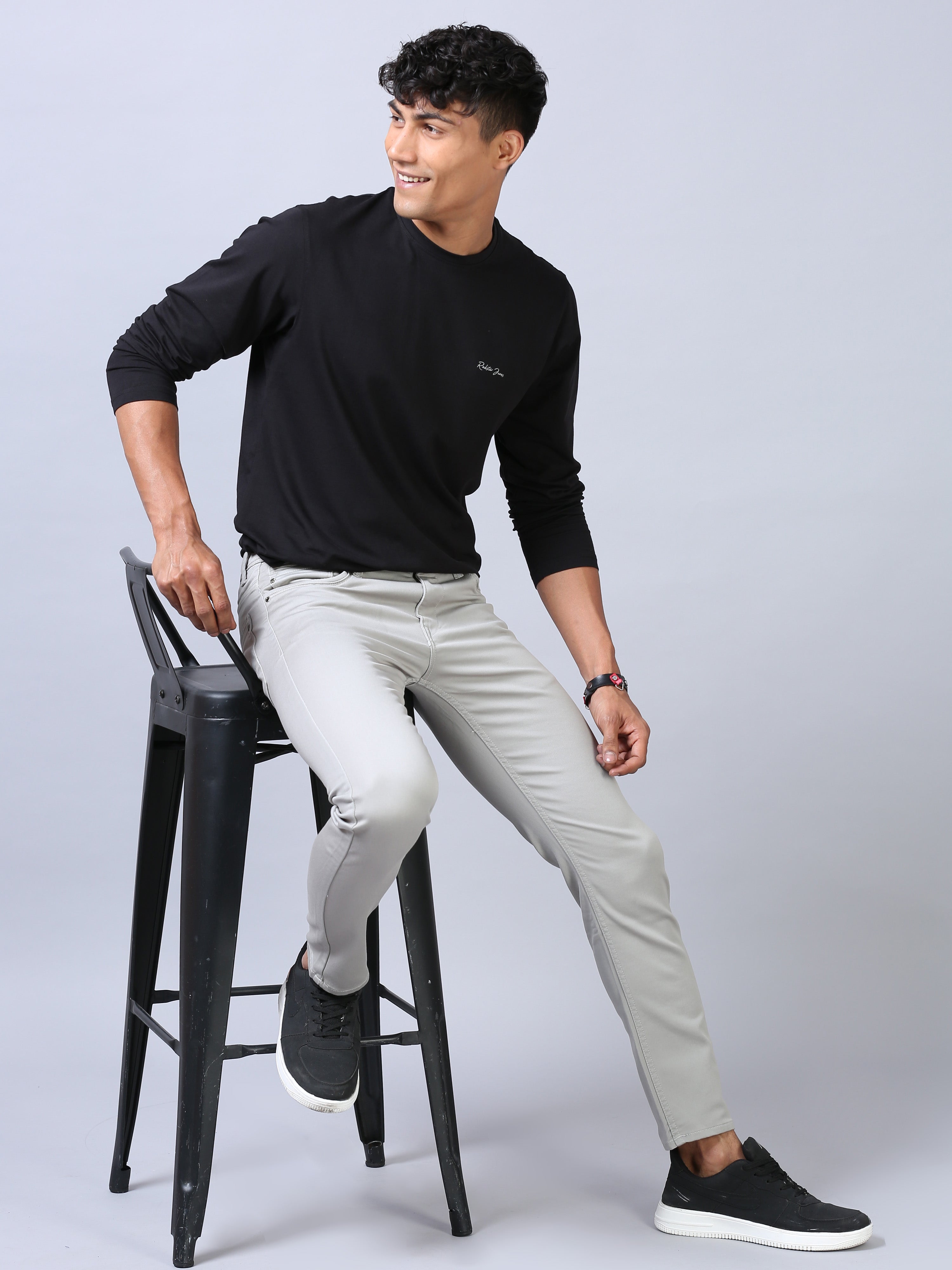 Colored Denim- Grey