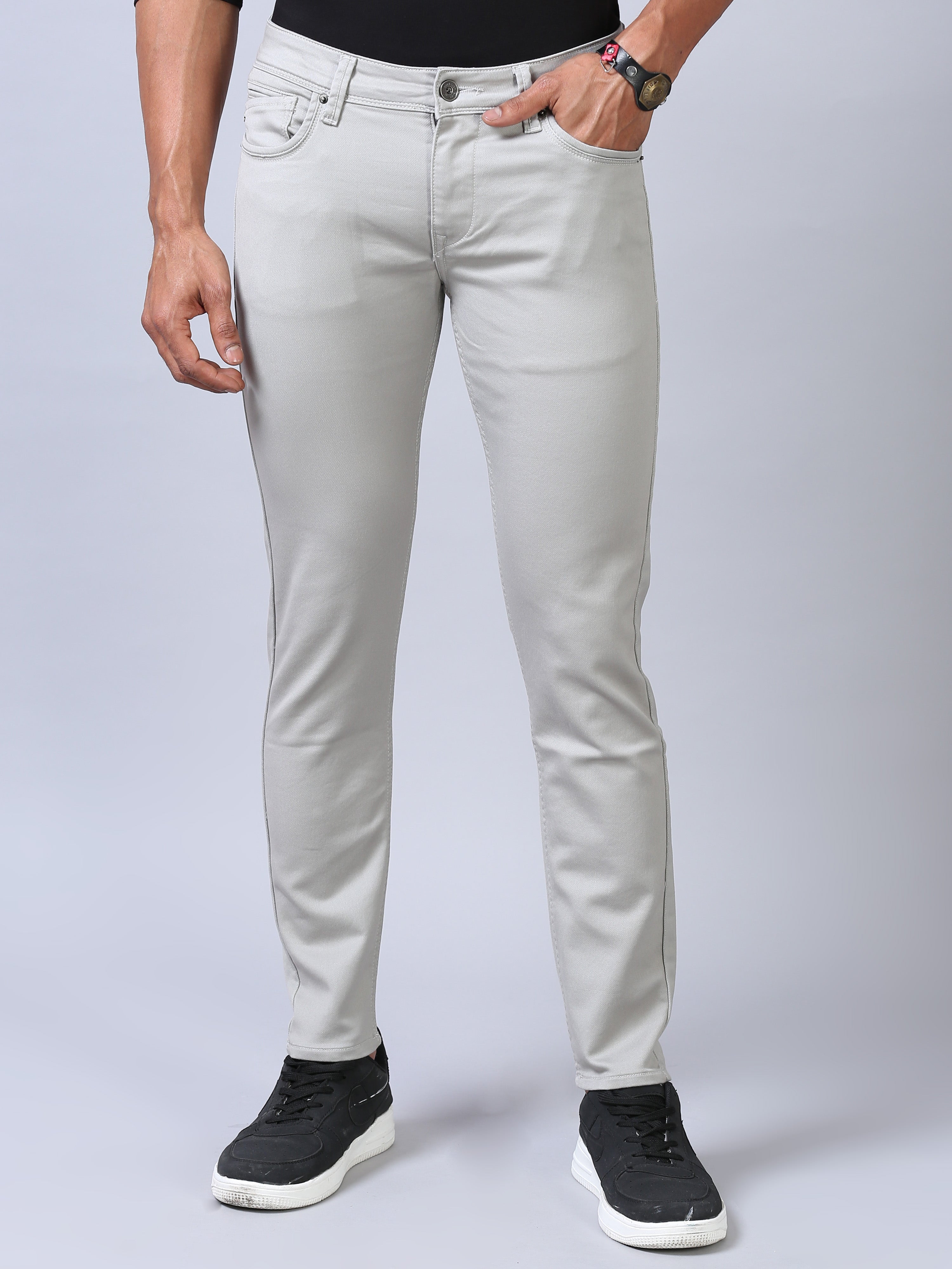 Colored Denim- Grey
