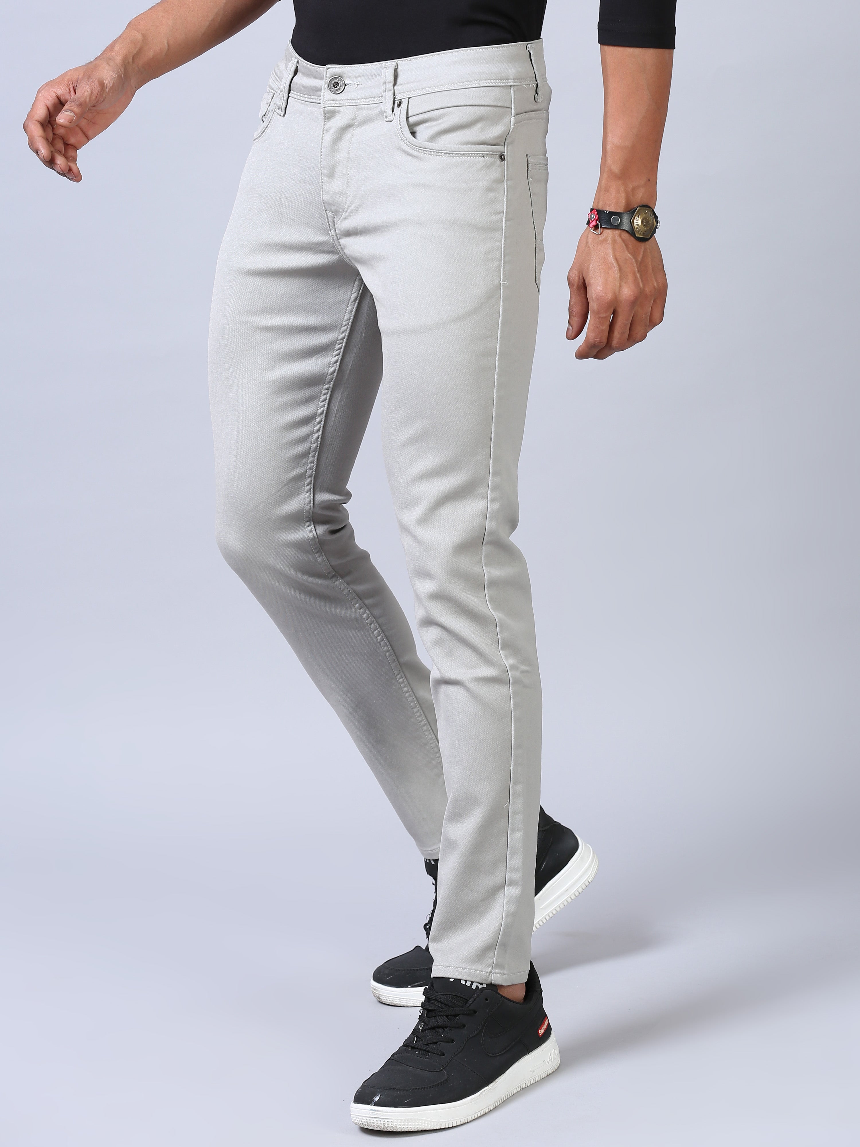 Colored Denim- Grey