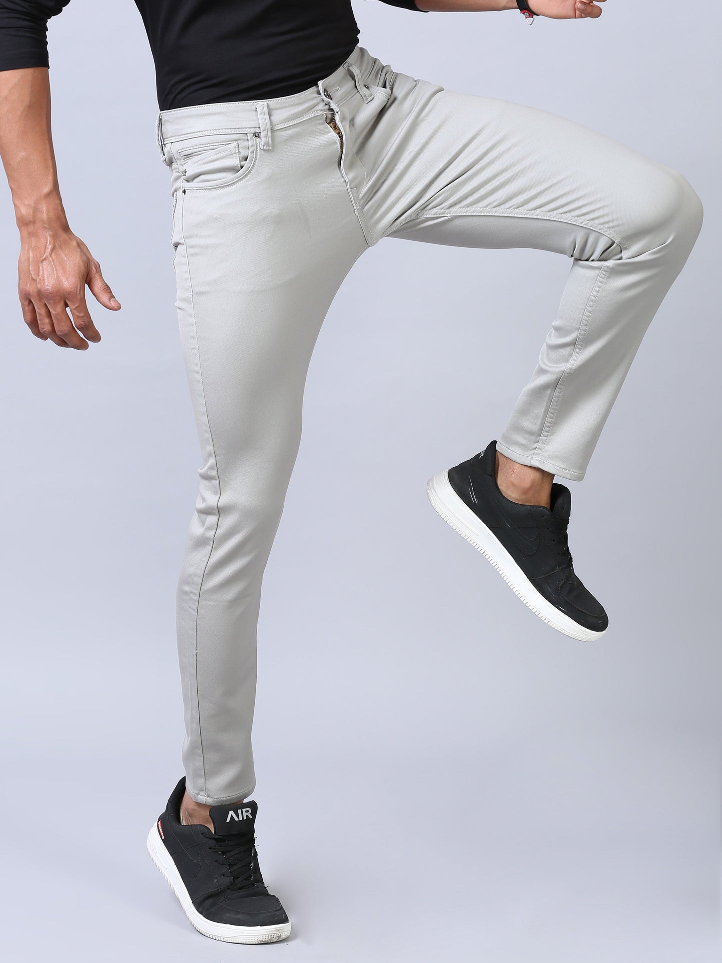 Colored Denim- Grey