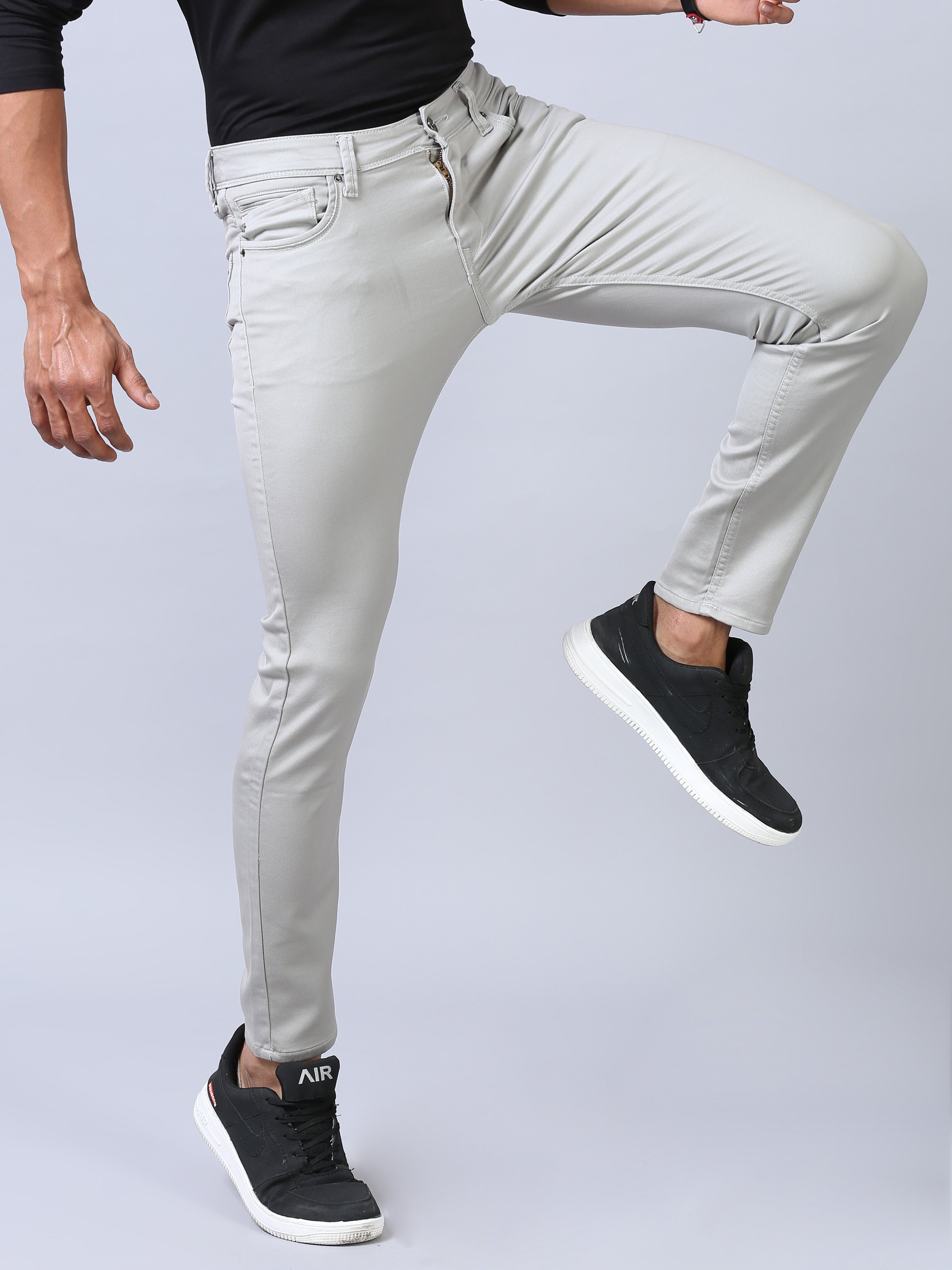 Colored Denim- Grey