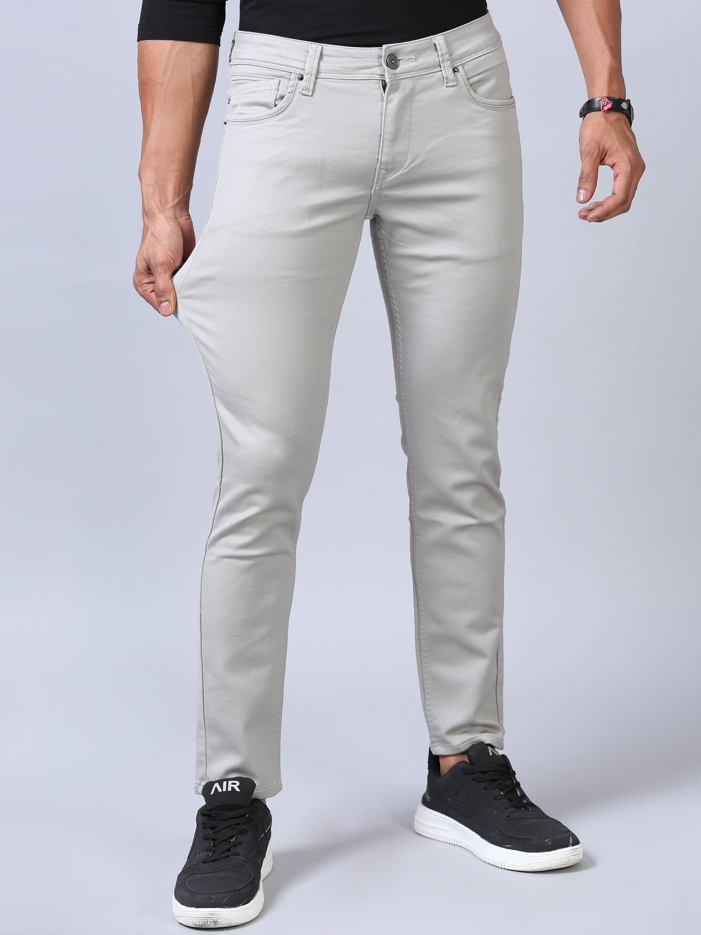 Colored Denim- Grey
