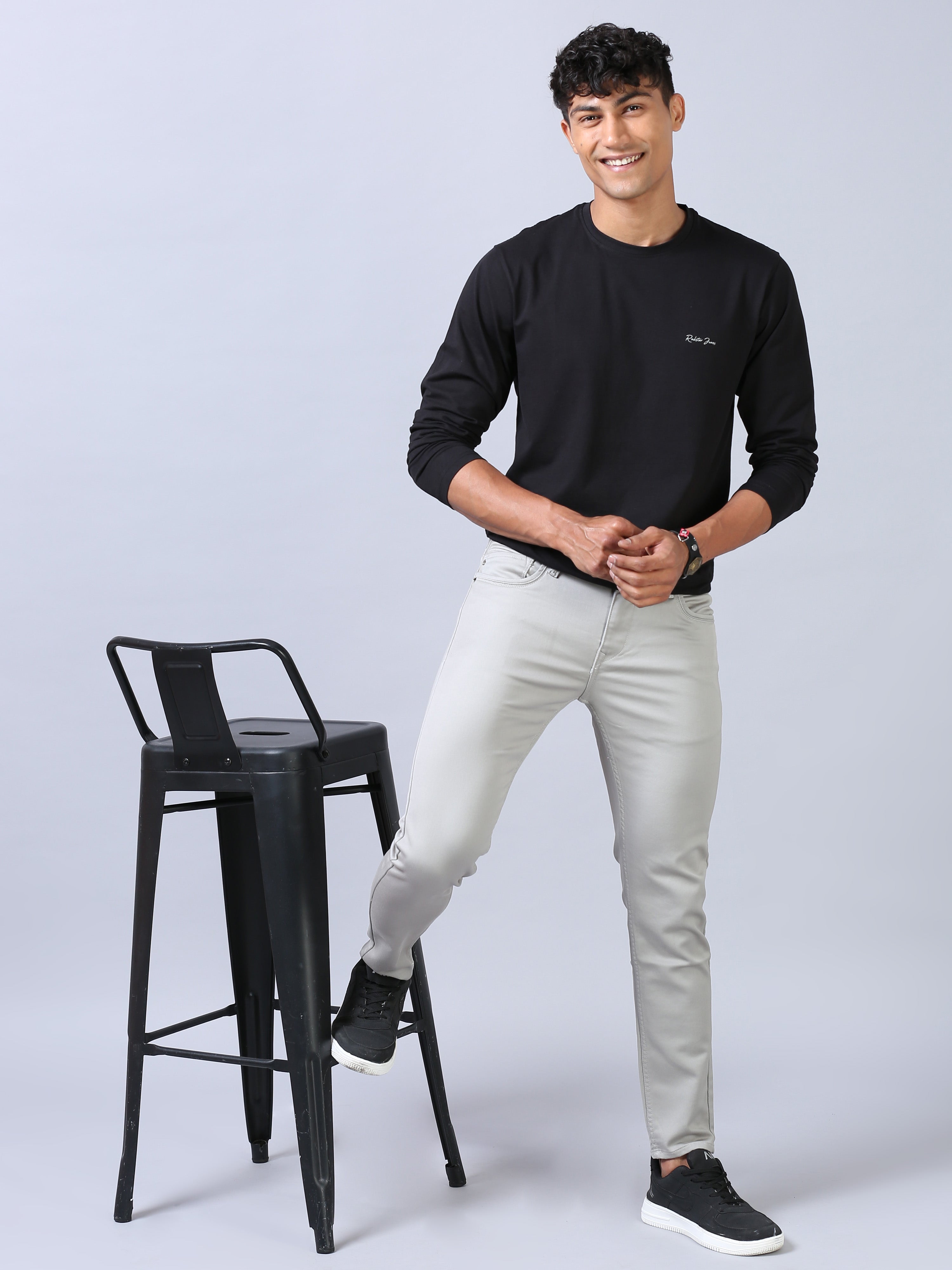 Colored Denim- Grey
