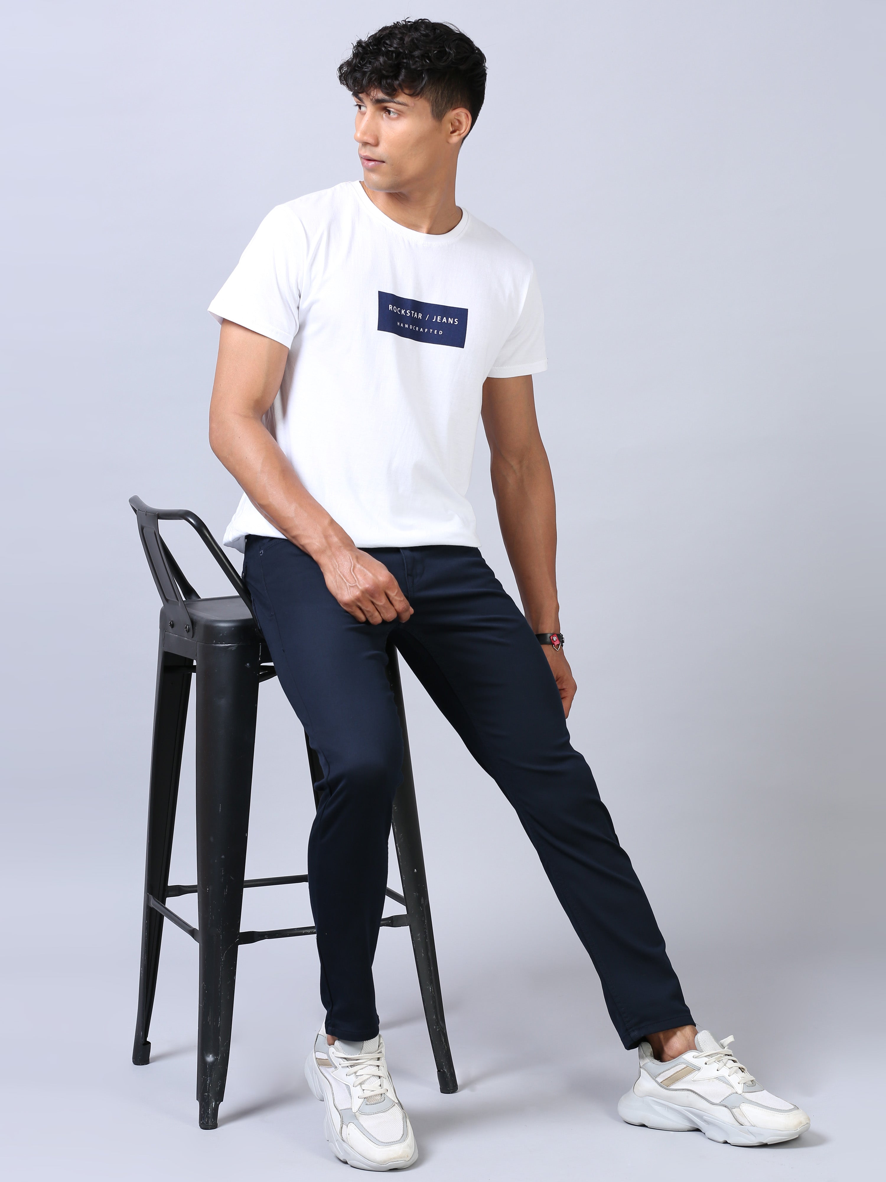 Colored Denim- Navy Blue