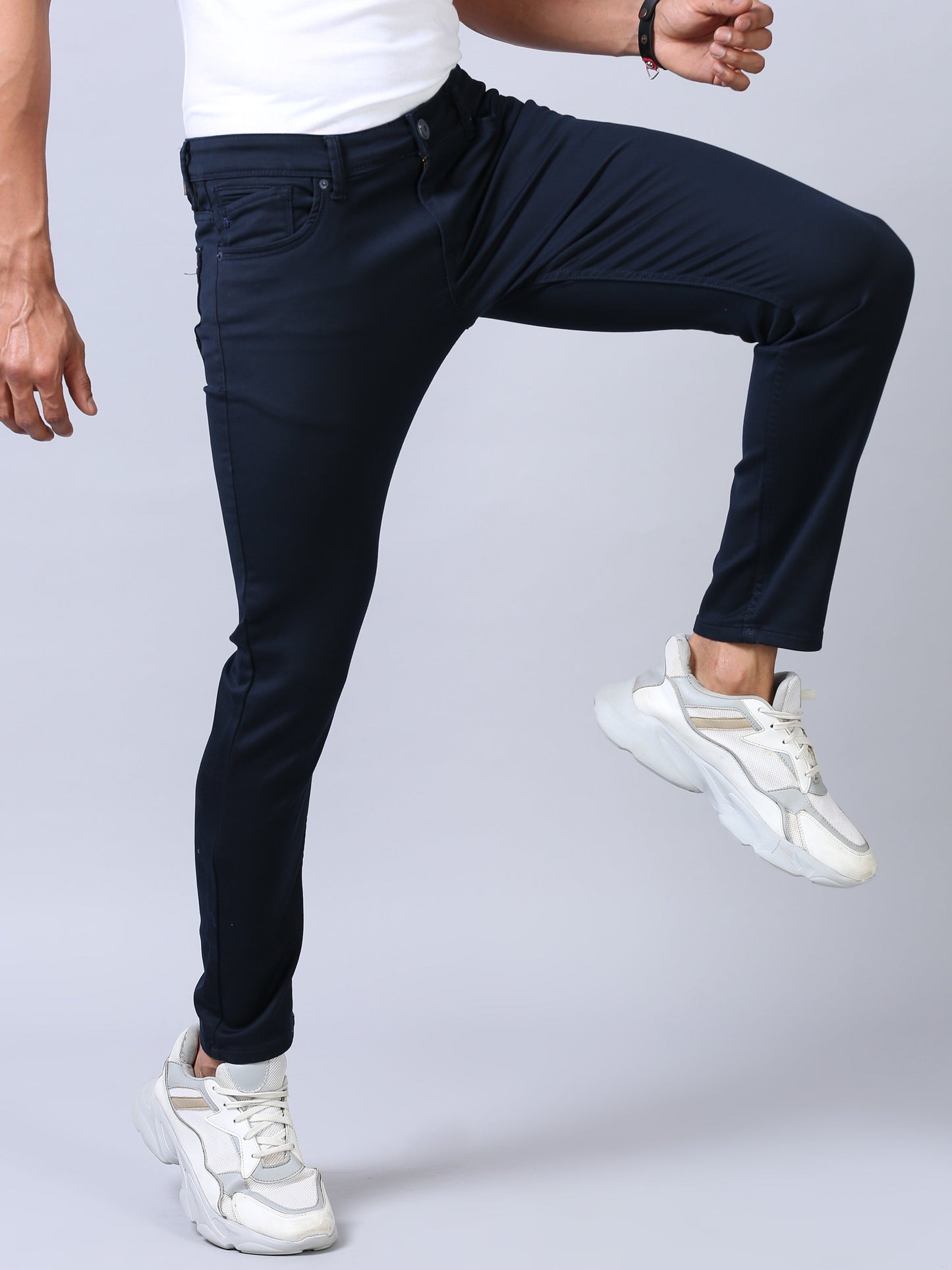 Colored Denim- Navy Blue