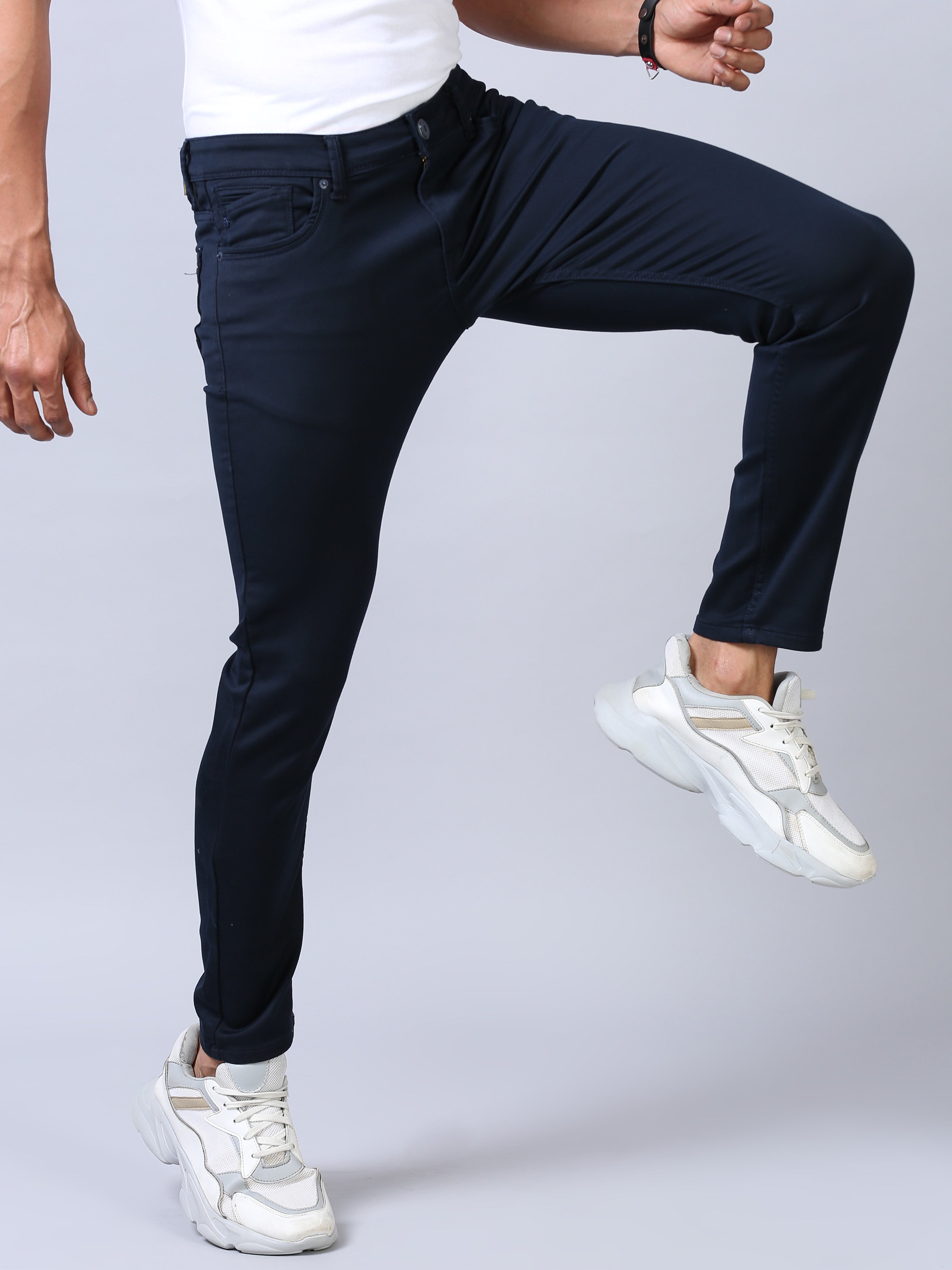 Colored Denim- Navy Blue