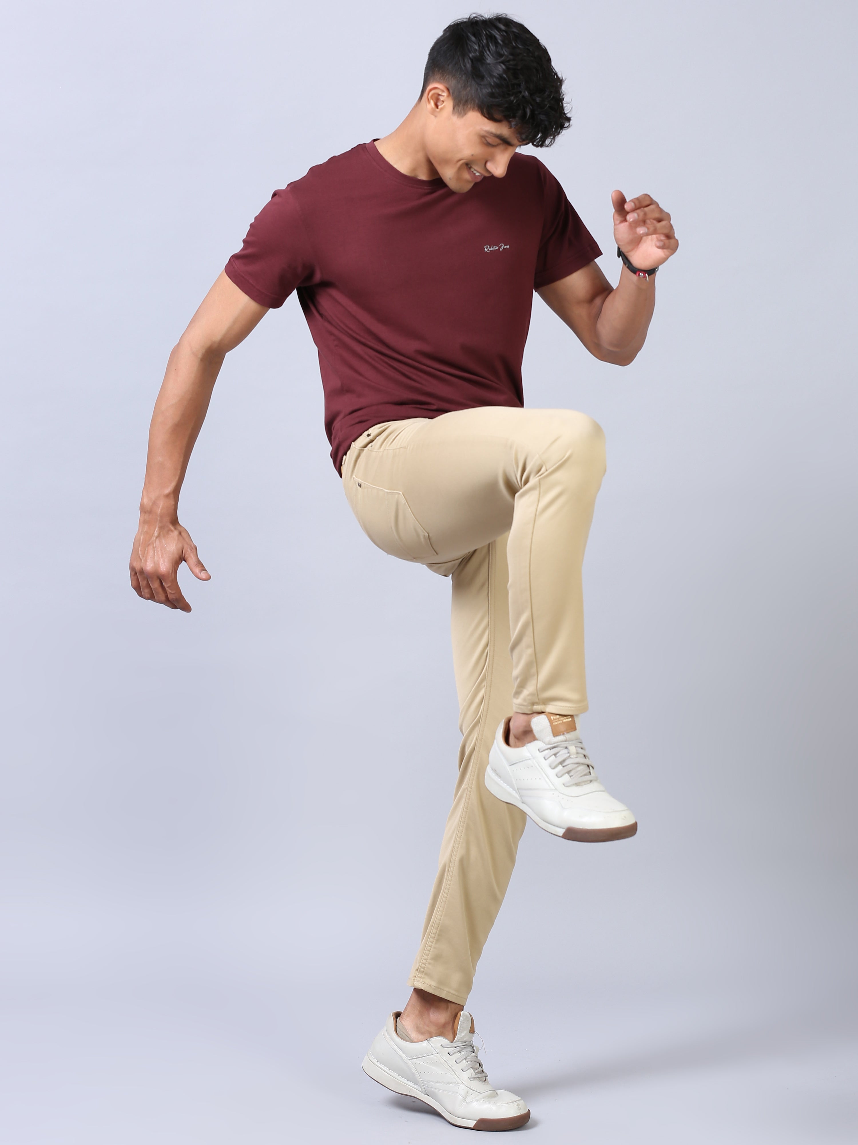 Colored Denim- Dark Beige