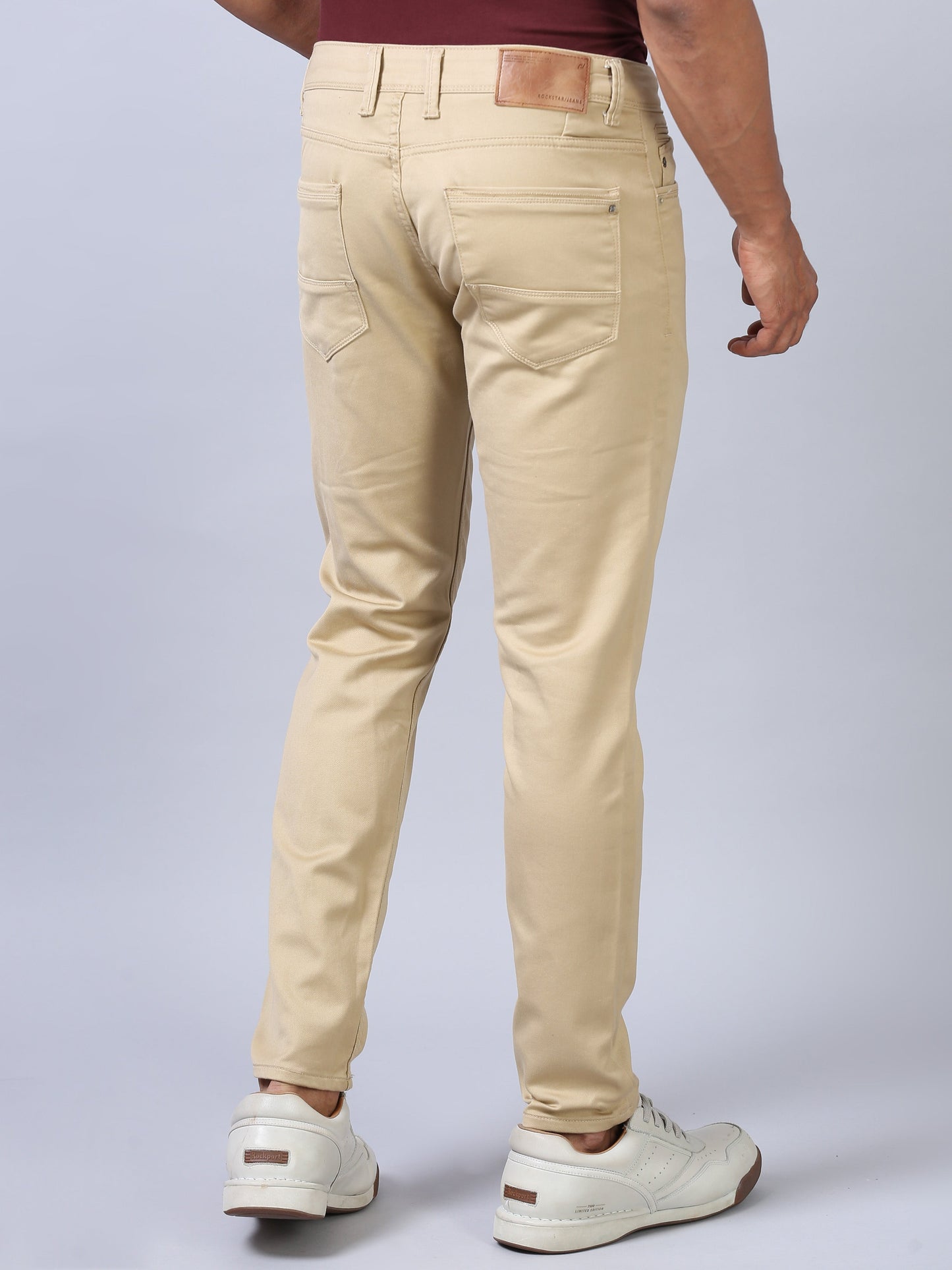 Colored Denim- Dark Beige