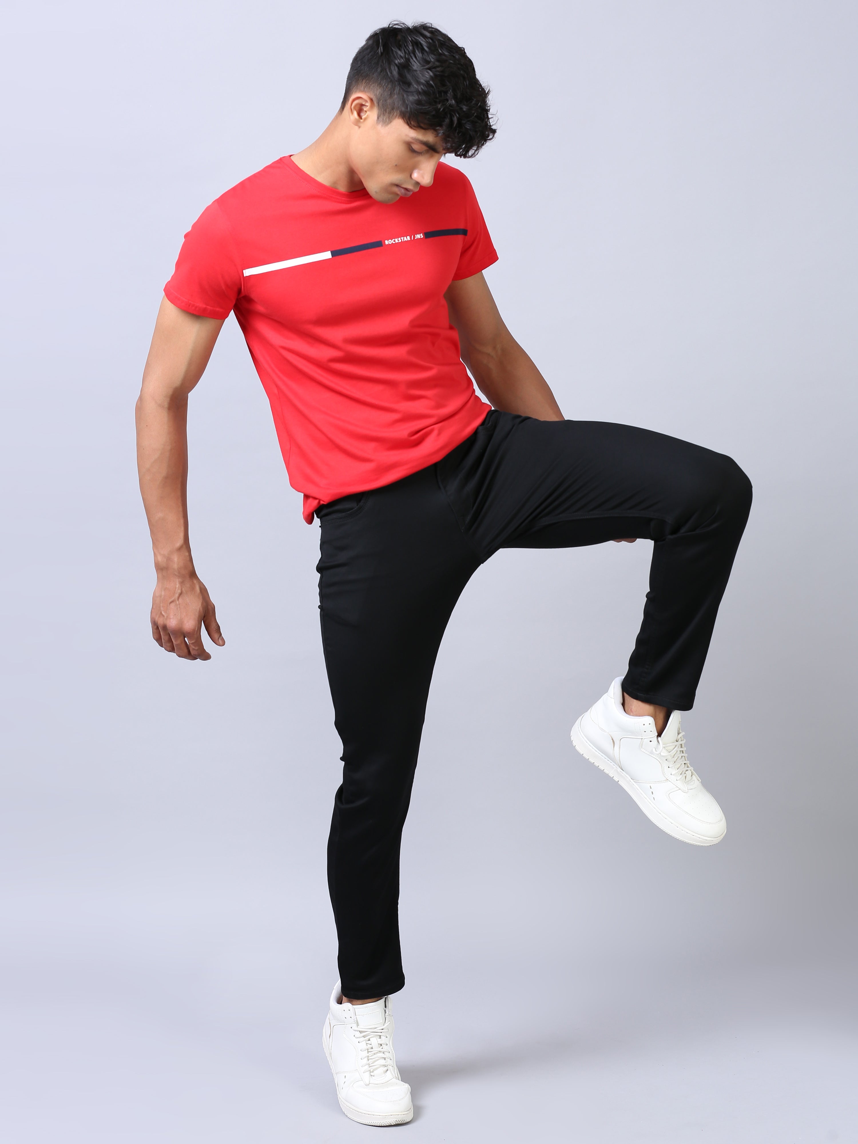 Colored Denim- Dark Black