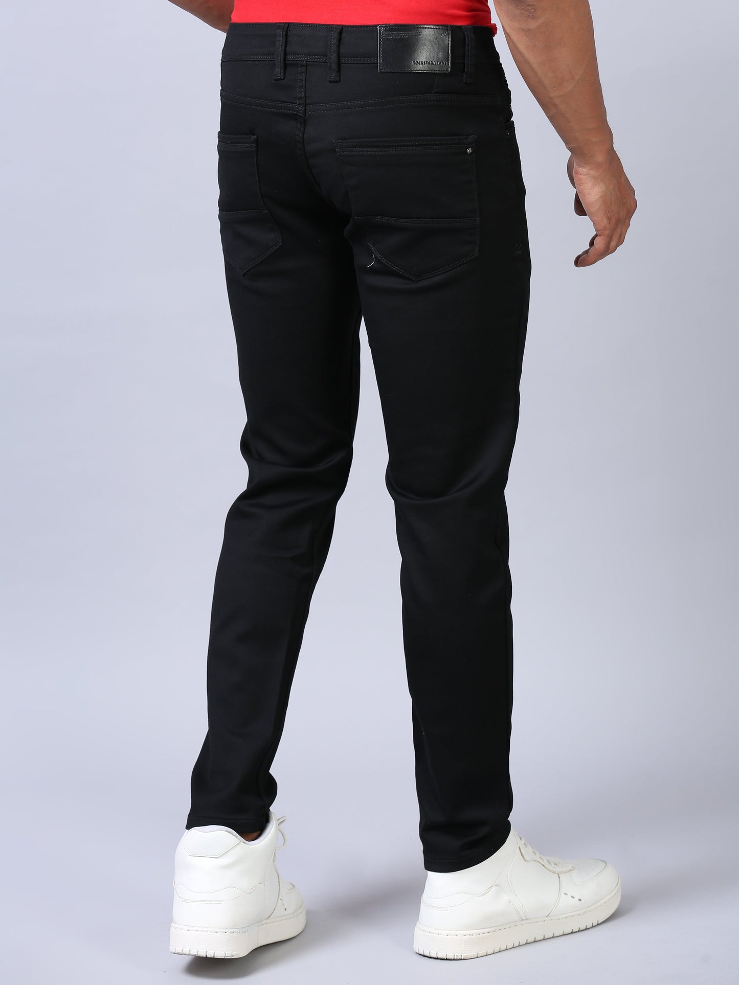 Colored Denim- Dark Black