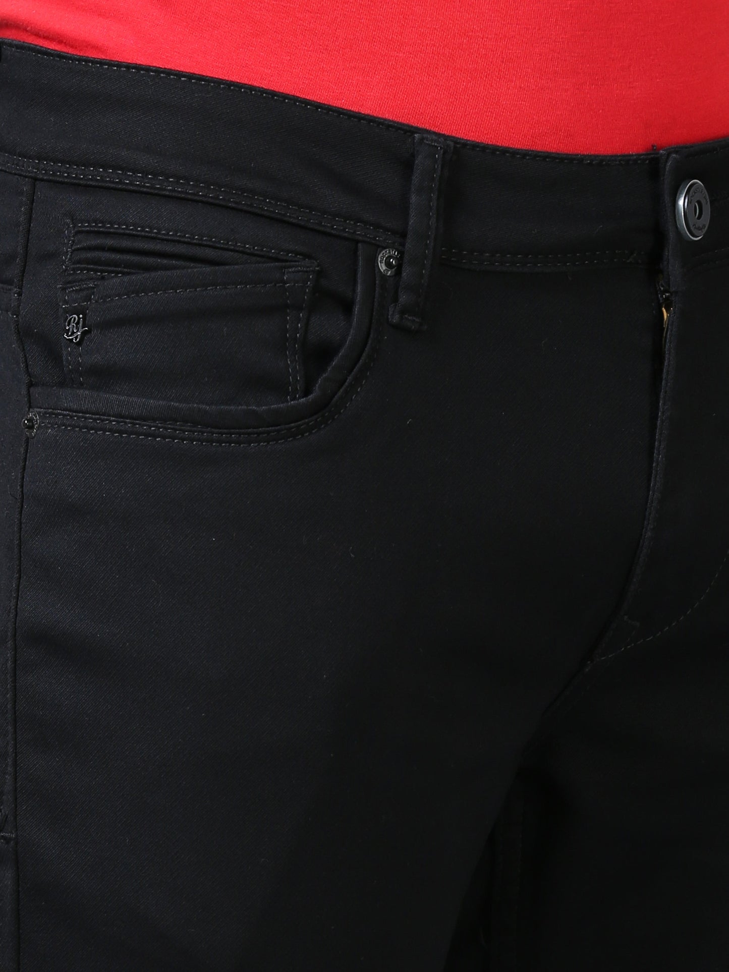 Colored Denim- Dark Black
