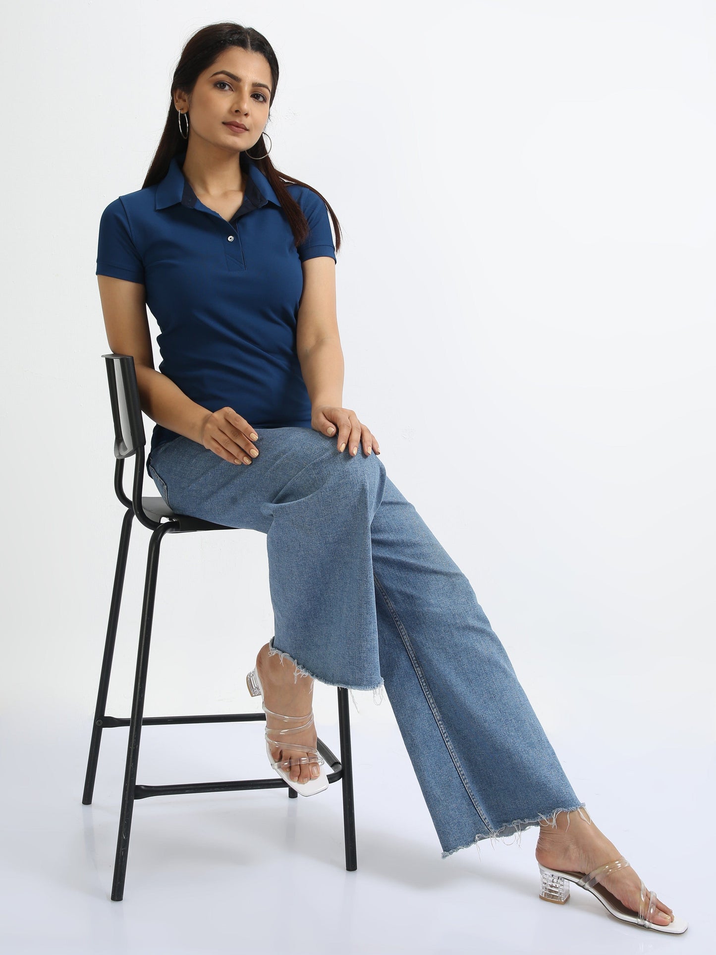 Rama Blue Women's Polo T-shirt