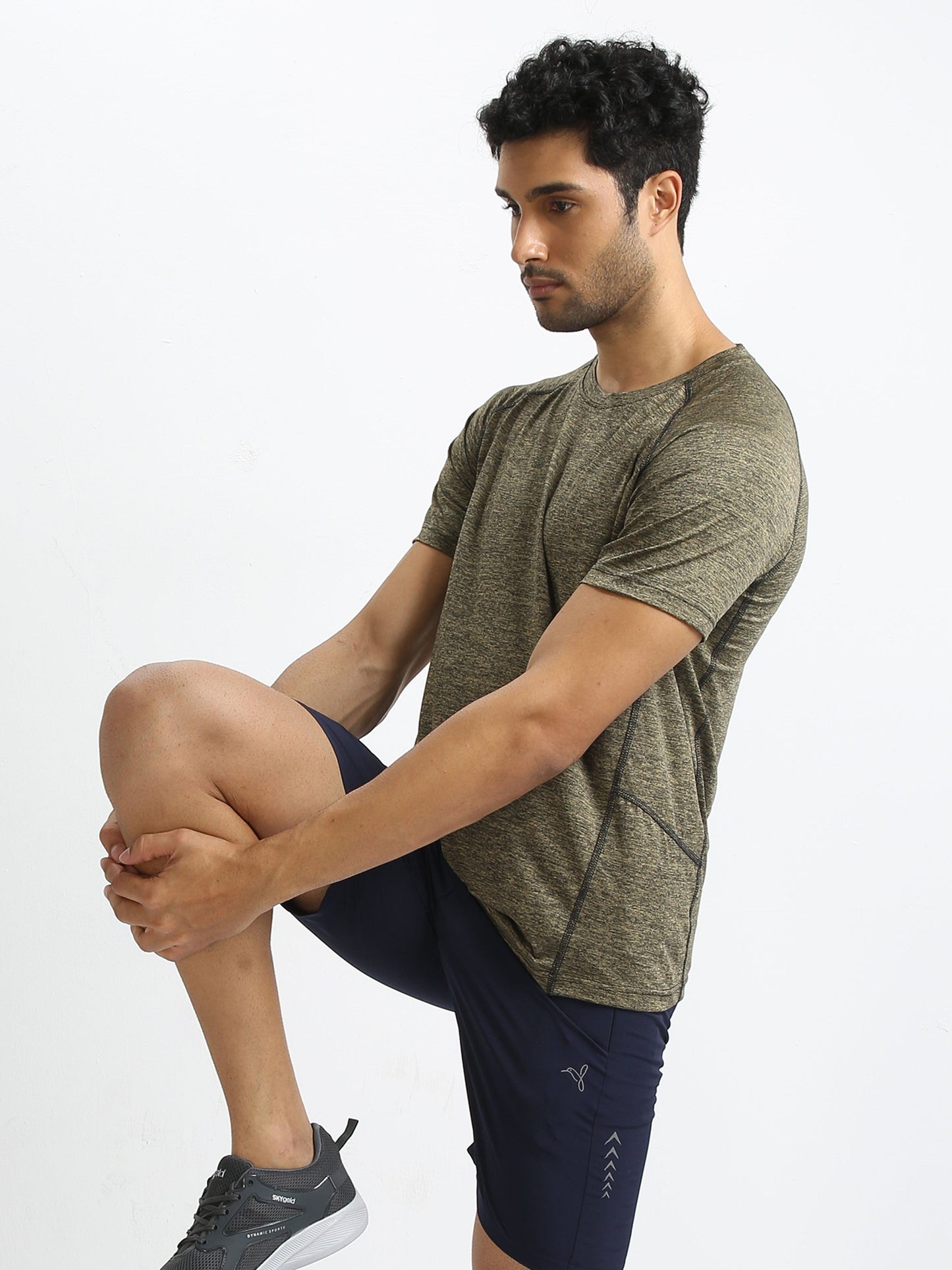 Tobacco Green Sports Tee