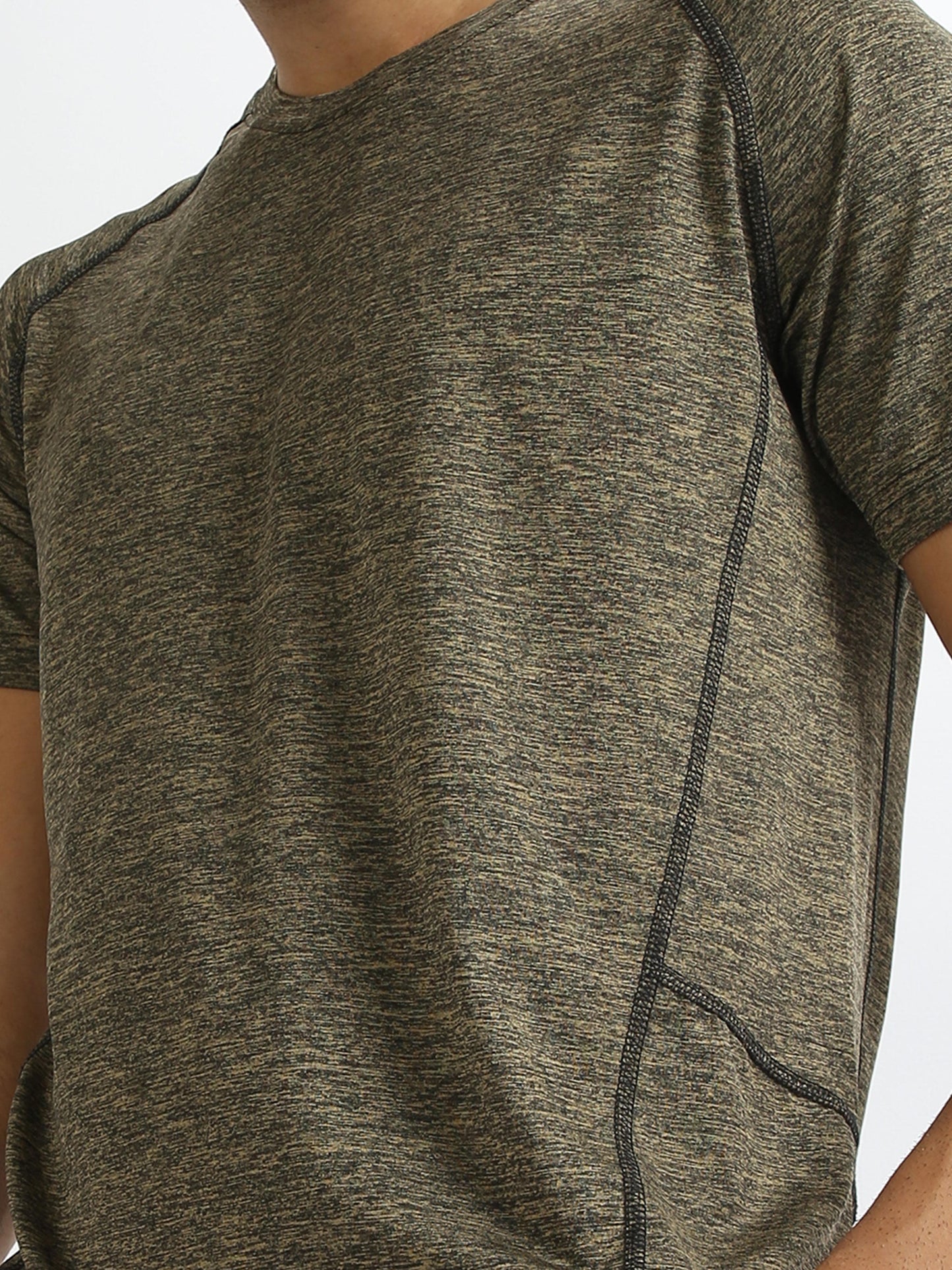 Tobacco Green Sports Tee