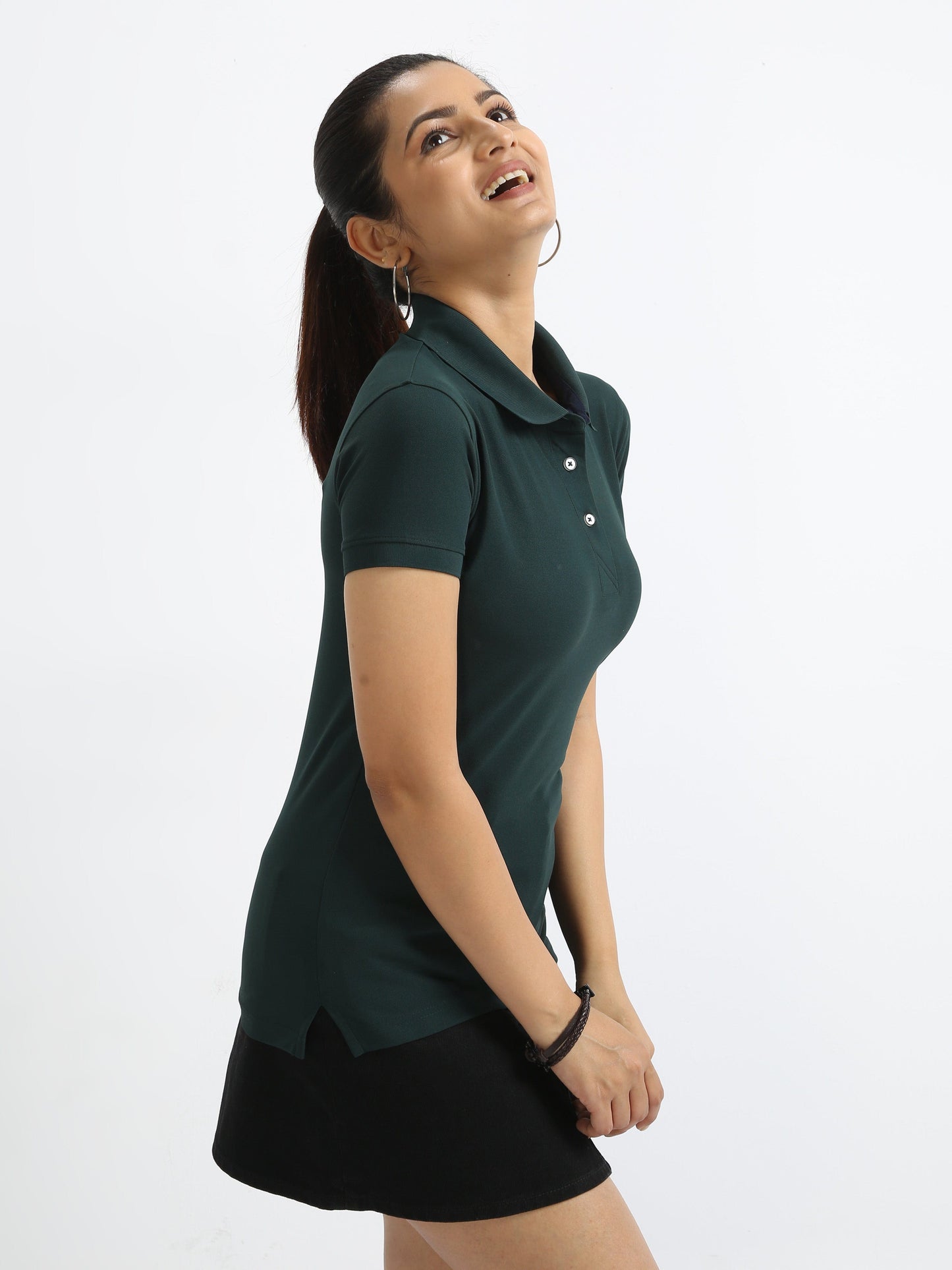 Pine Green Women's Polo T-shirt