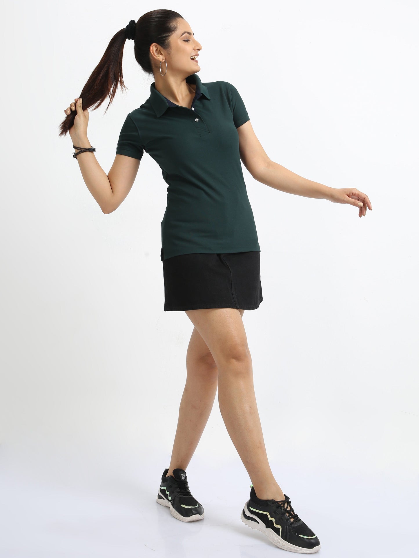 Pine Green Women's Polo T-shirt