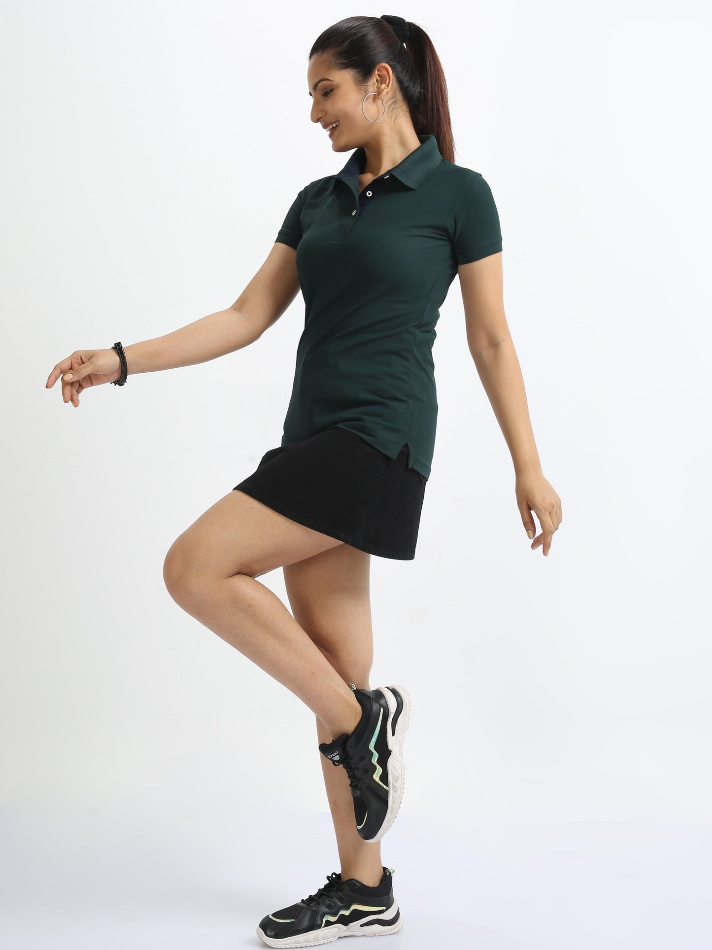 Pine Green Women's Polo T-shirt