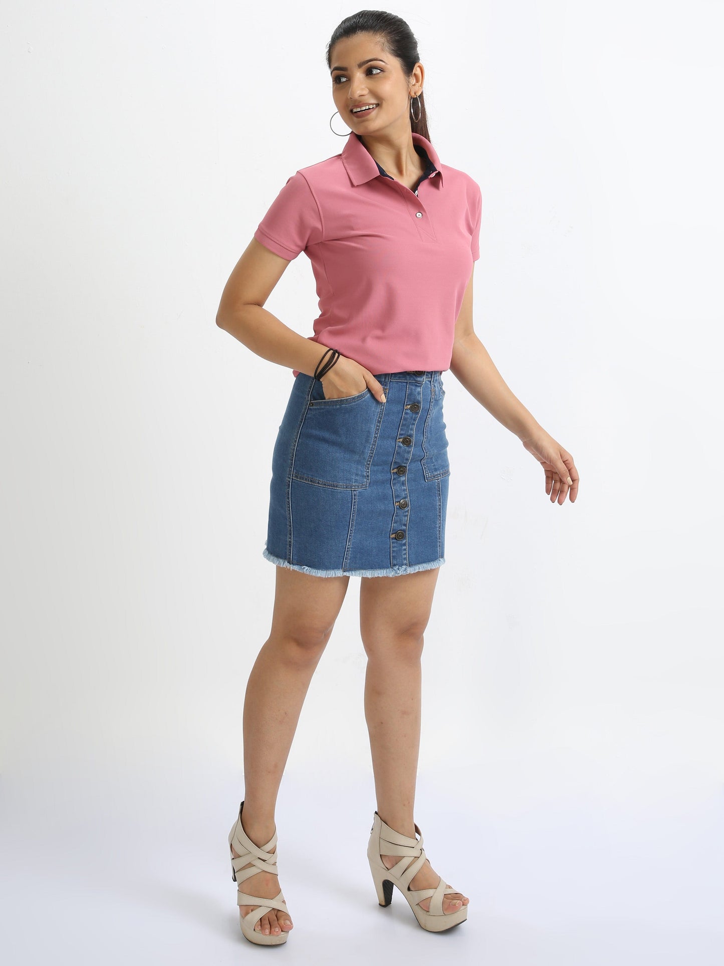 Heather Rose Women's Polo T-shirt